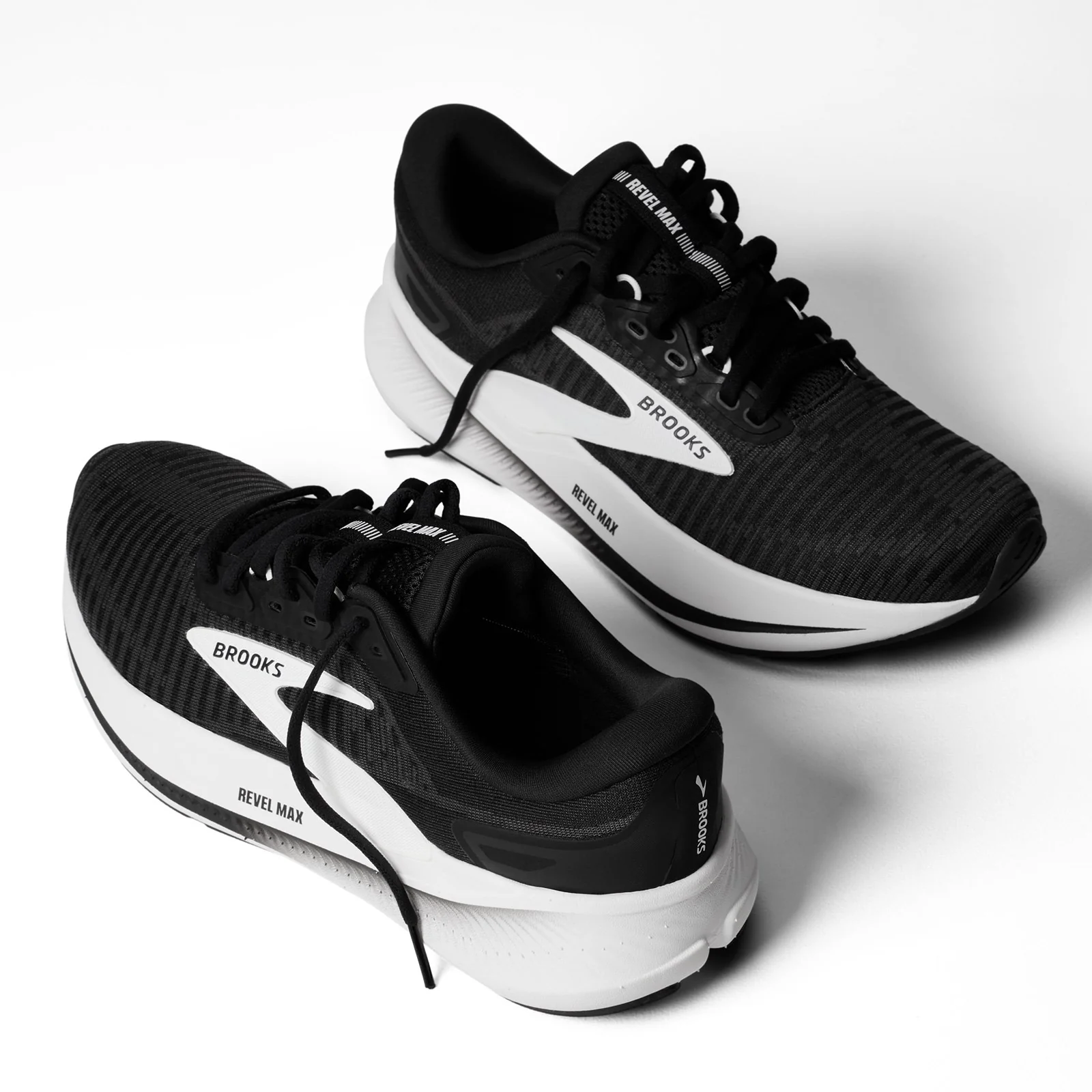 Brooks Womens Revel Max Running Shoes Black - Image 8