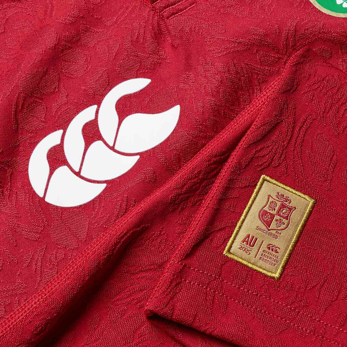 British & Irish Lions Rugby 2024/25 Kids Short Sleeved Replica Jersey - Image 10