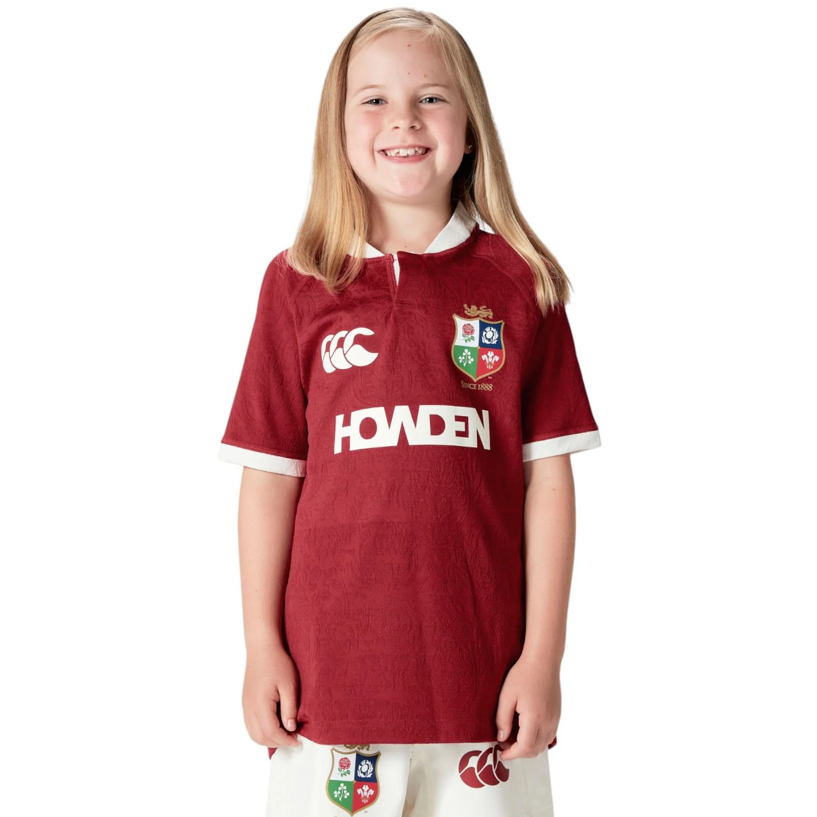 British & Irish Lions Rugby 2024/25 Kids Short Sleeved Replica Jersey - Image 3