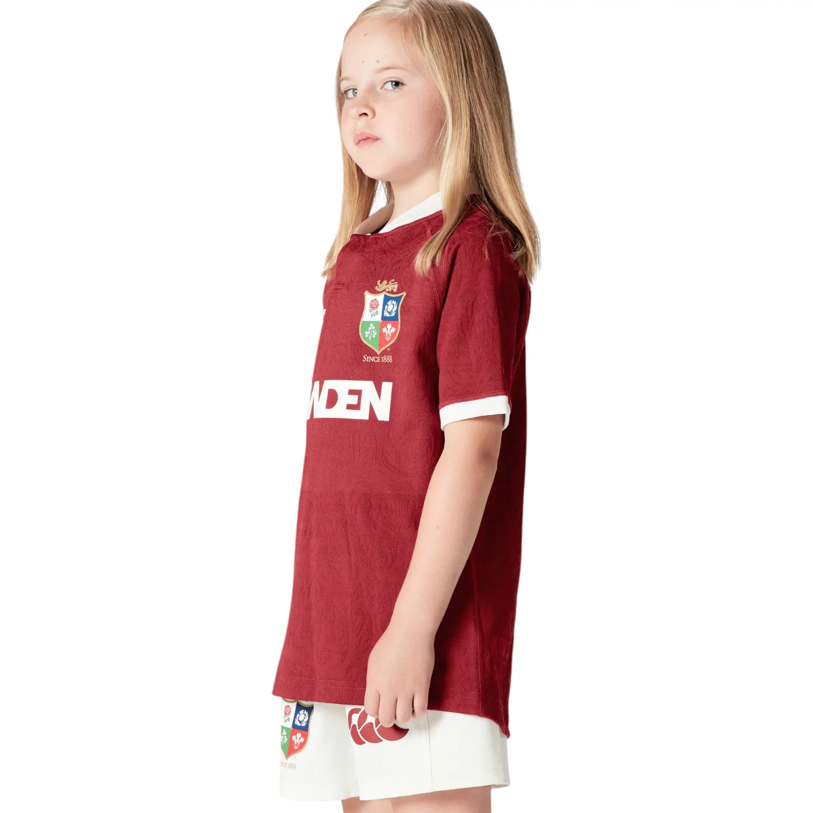 British & Irish Lions Rugby 2024/25 Kids Short Sleeved Replica Jersey - Image 4