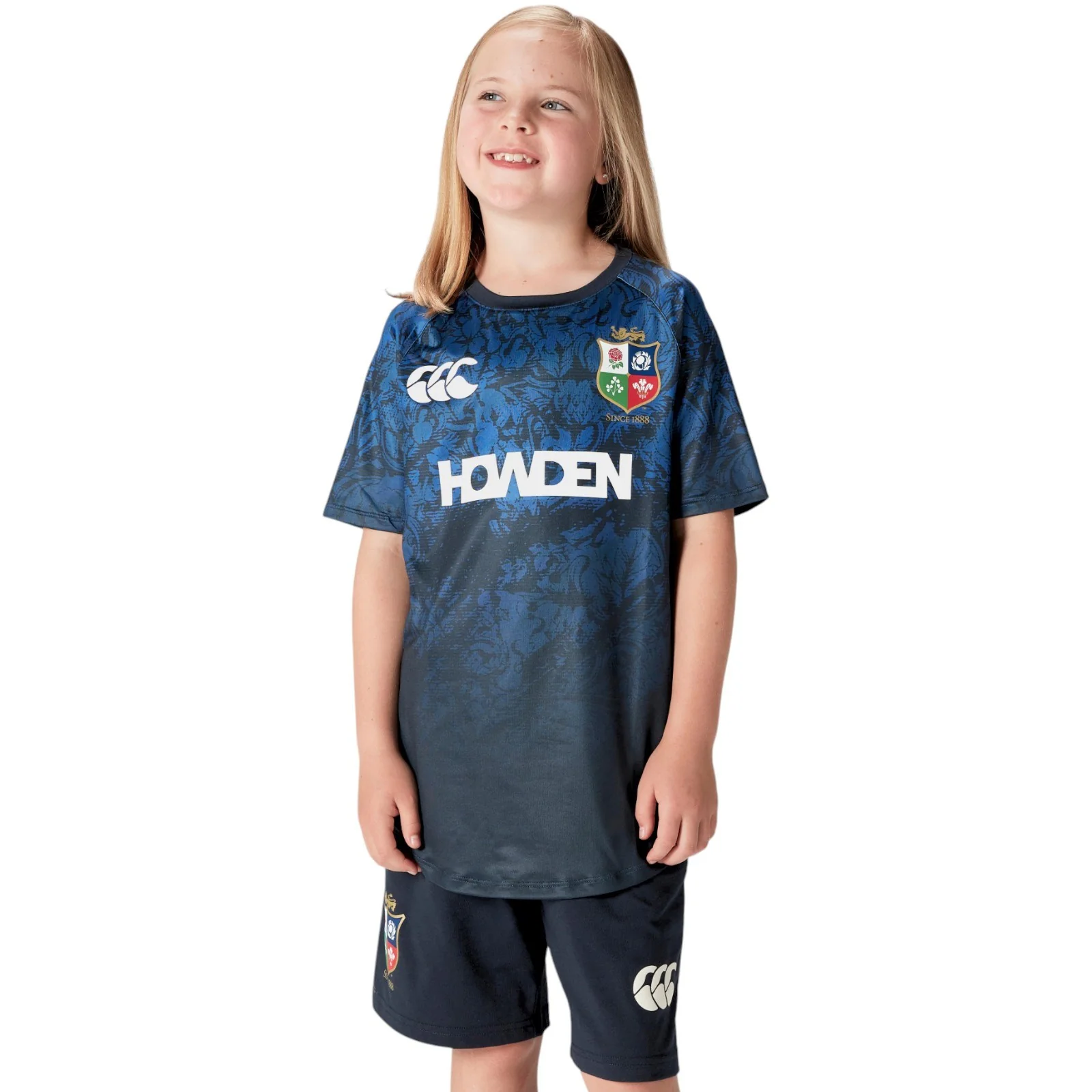Canterbury British & Irish Lions Rugby 2024/25 Superlight Kids Short Sleeved Training T-shirt