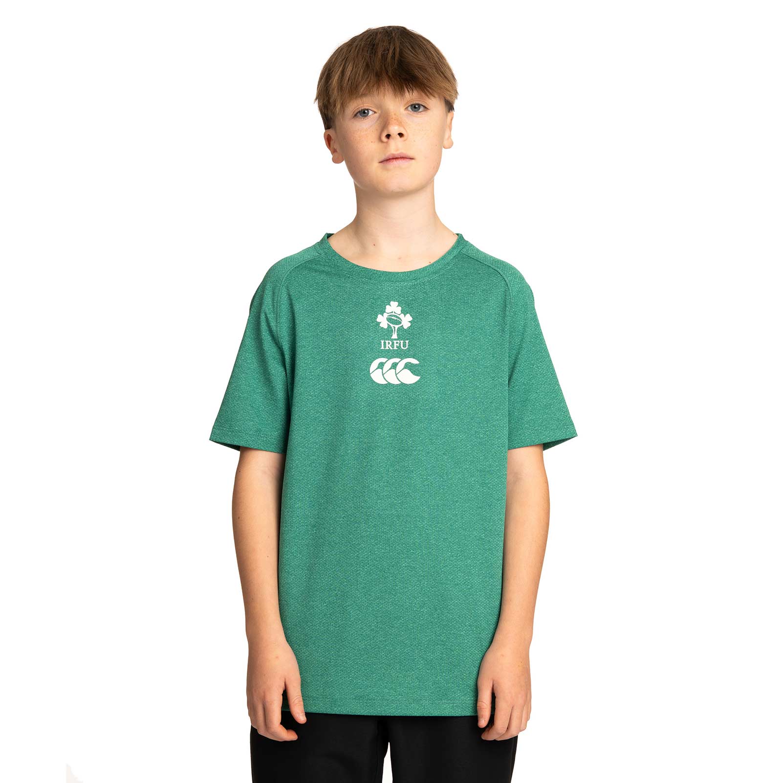 Canterbury IRFU Ireland Rugby 2025/26 Kids Elite Training Tee