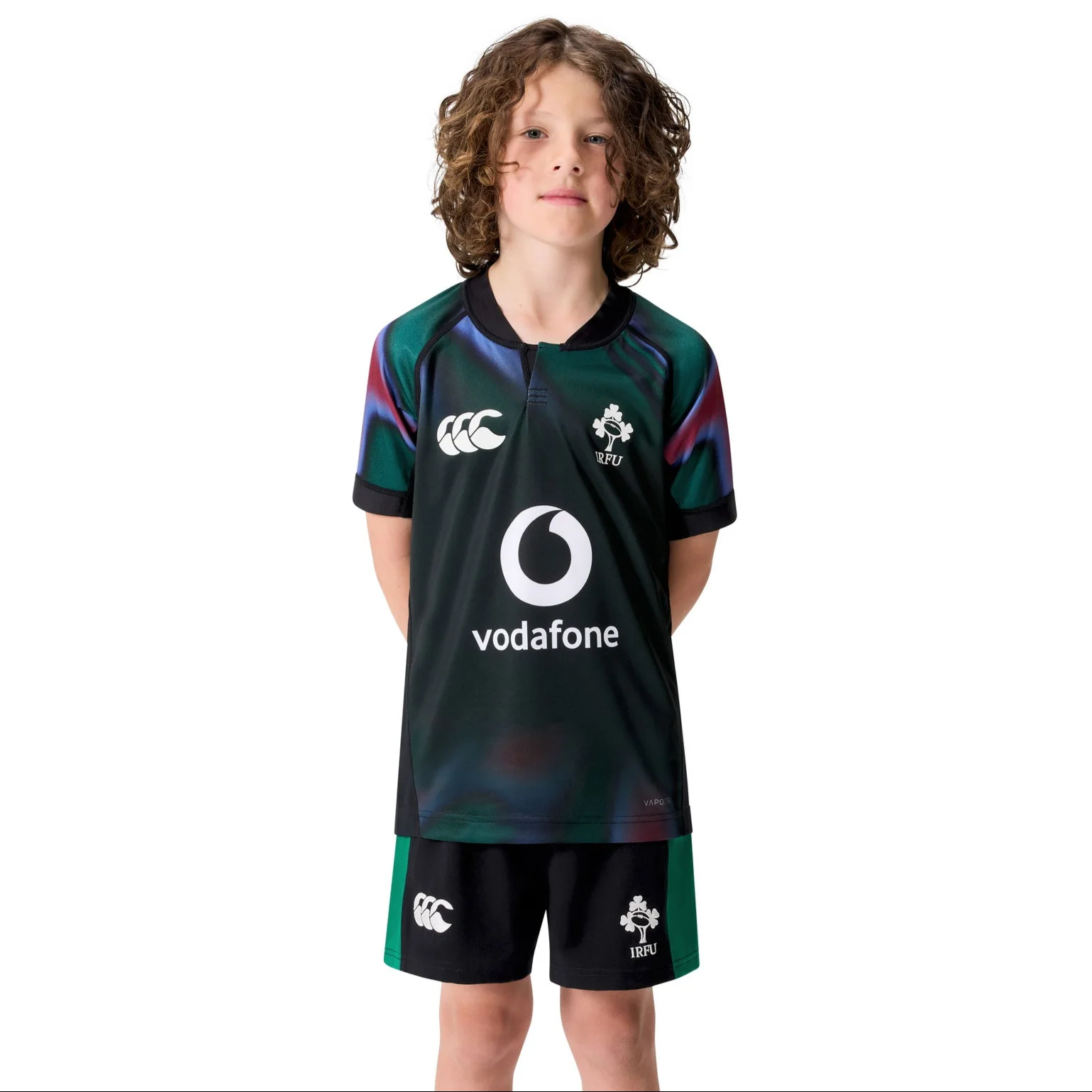 Canterbury IRFU Ireland Rugby 2025/26 Kids Pre-Game Pro Jersey - Image 3