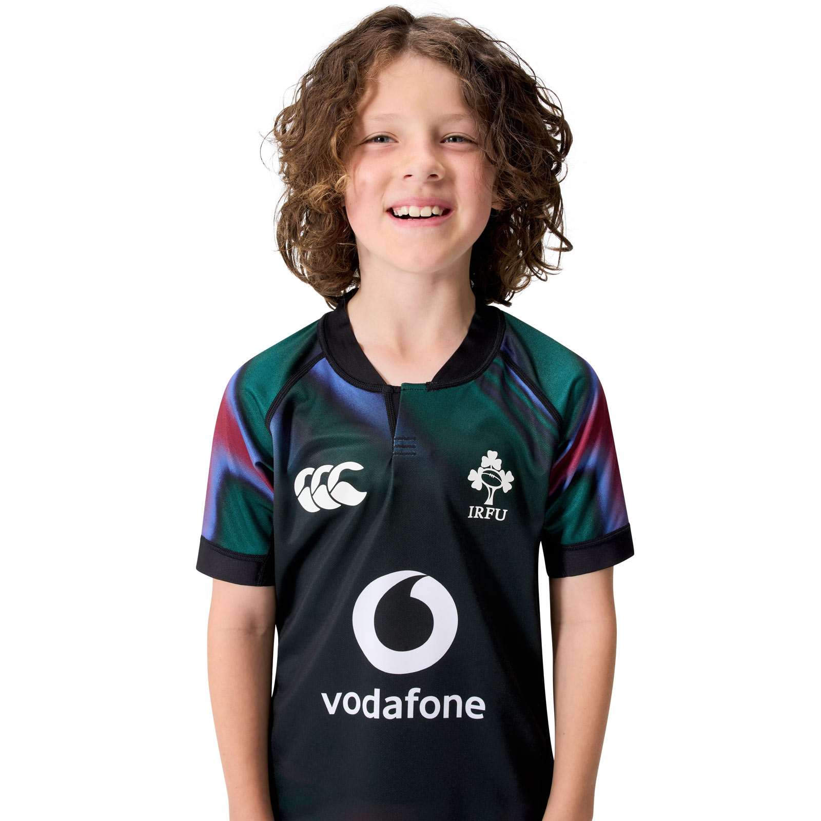 Canterbury IRFU Ireland Rugby 2025/26 Kids Pre-Game Pro Jersey - Image 5