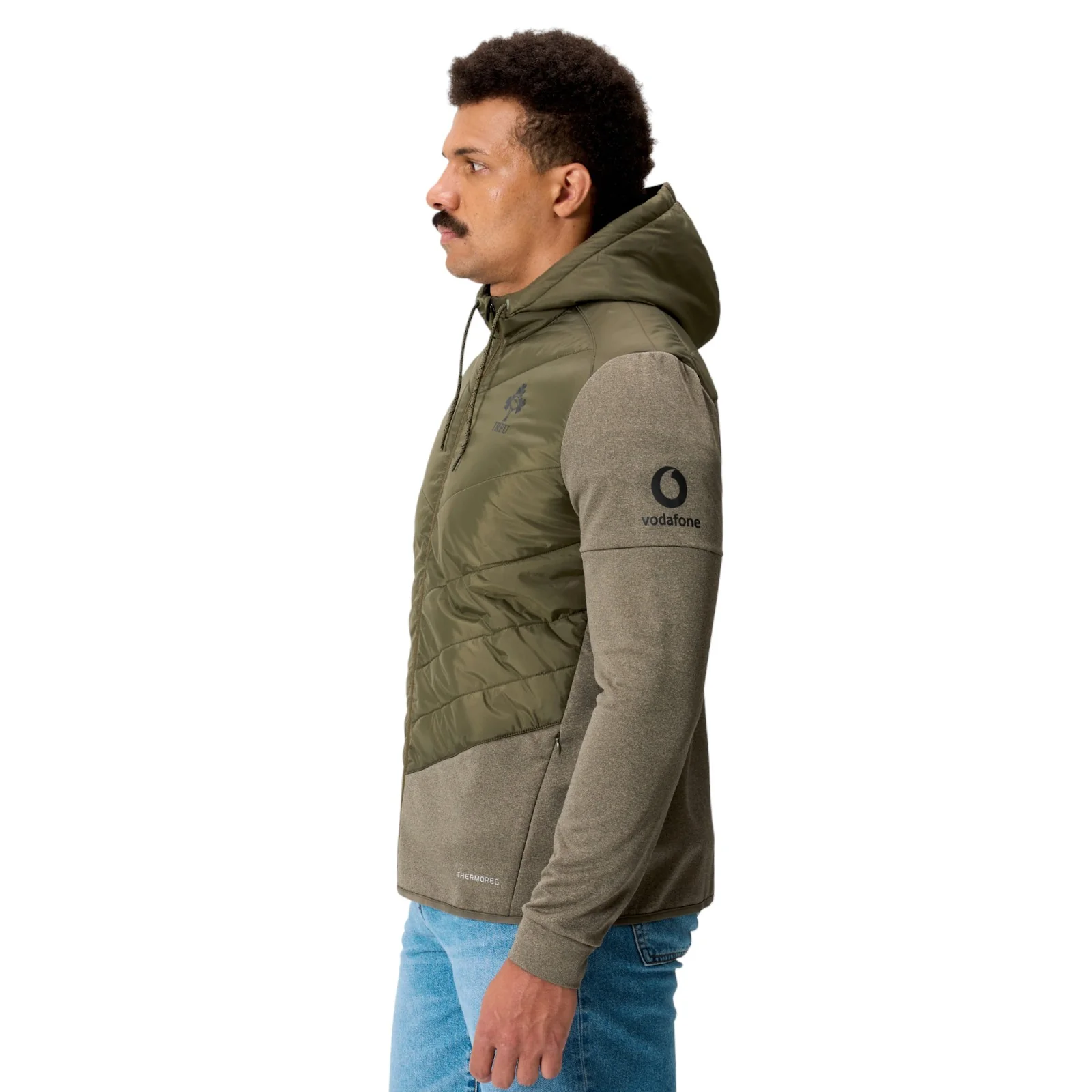 Canterbury Ireland IRFU Rugby 2025/26 Mens Hybrid Padded Jacket - Image 3