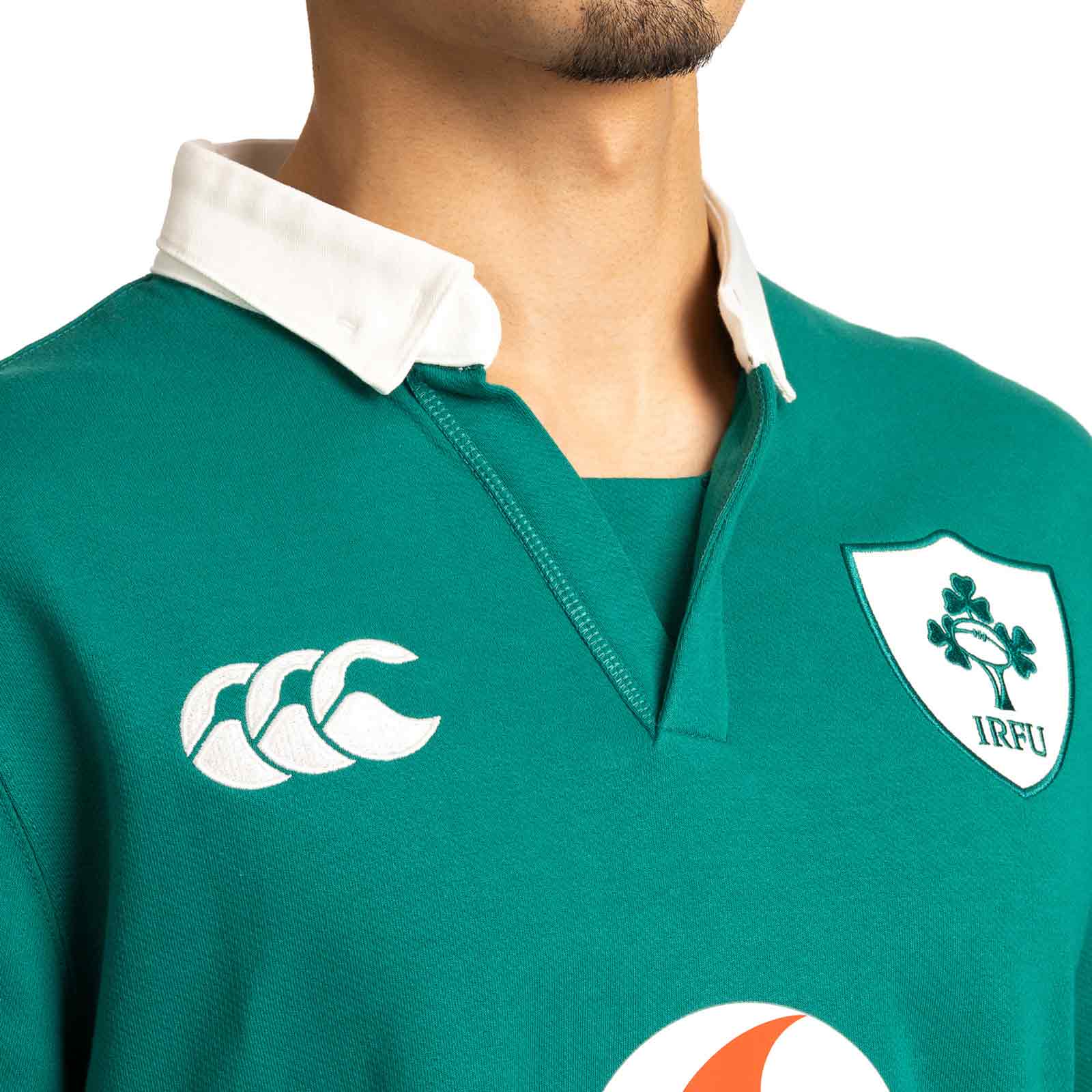 Canterbury IRFU Rugby Ireland 2024/25 Classic Home Rugby Jersey - Image 3