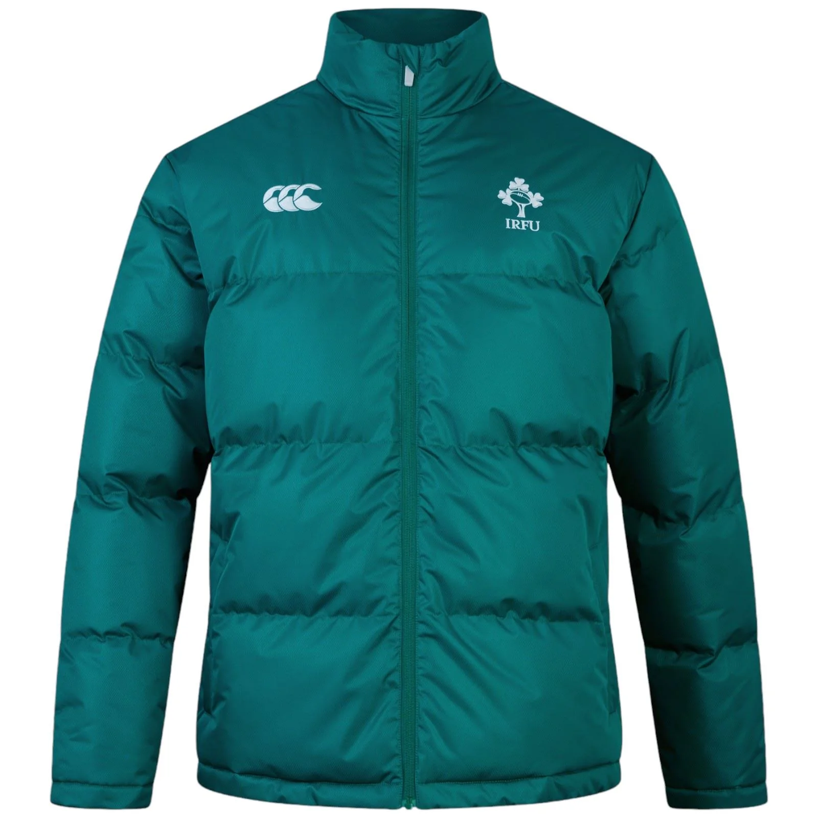 Canterbury IRFU Rugby Ireland 2024/25 Mens Full-Zip Puffer Jacket