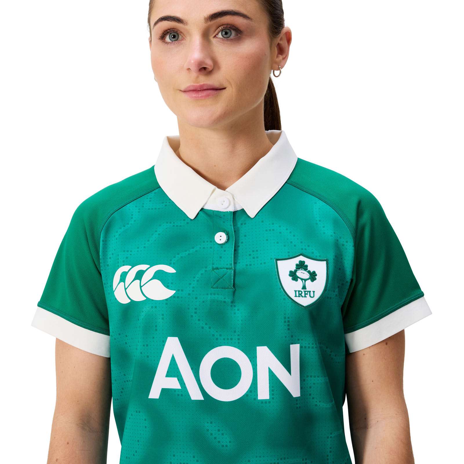Canterbury IRFU Ireland Rugby 2025/26 Womens WXV Home Pro Jersey - Image 5
