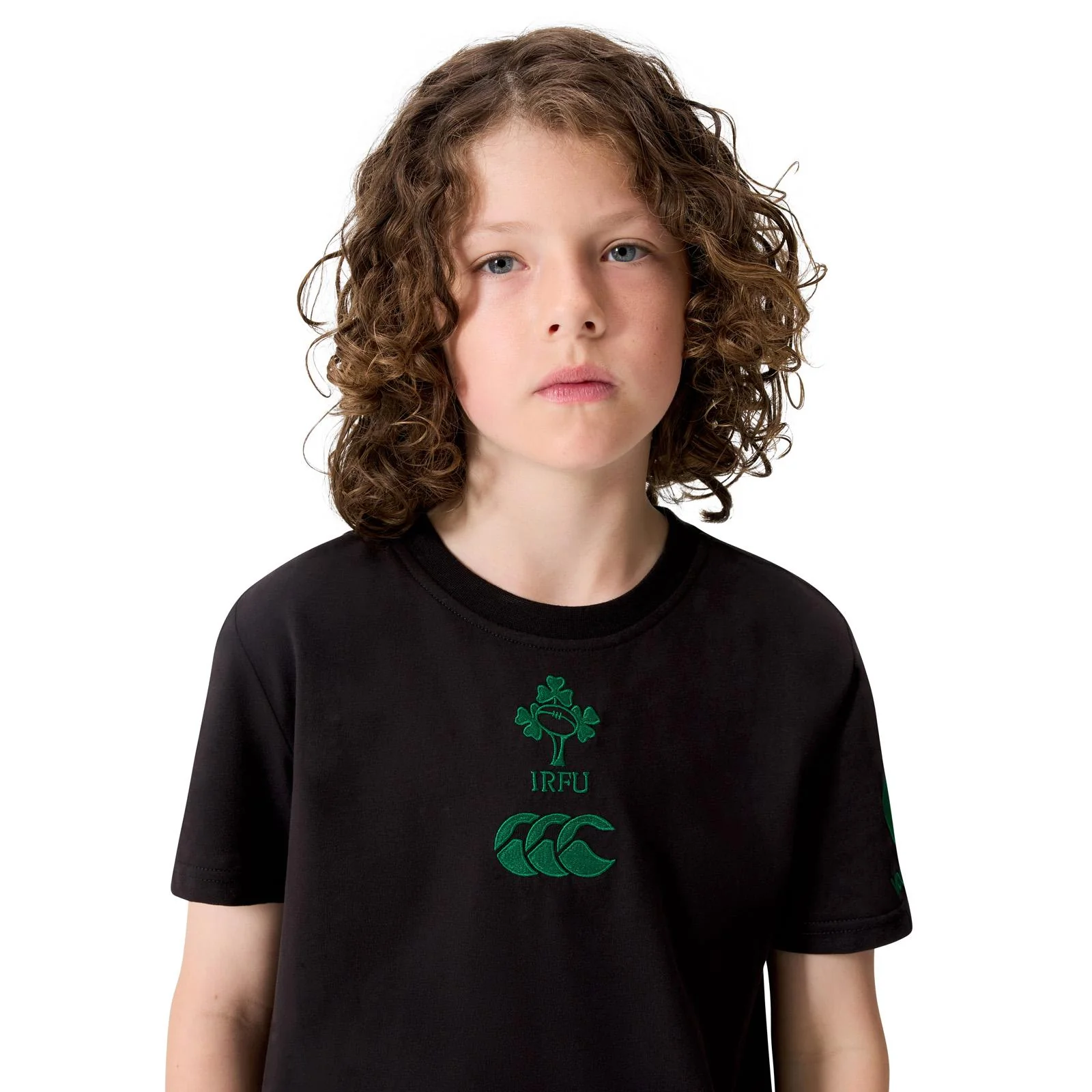 Canterbury IRFU Ireland Rugby Team Casual Kids T-Shirt 2025/26 - Image 4