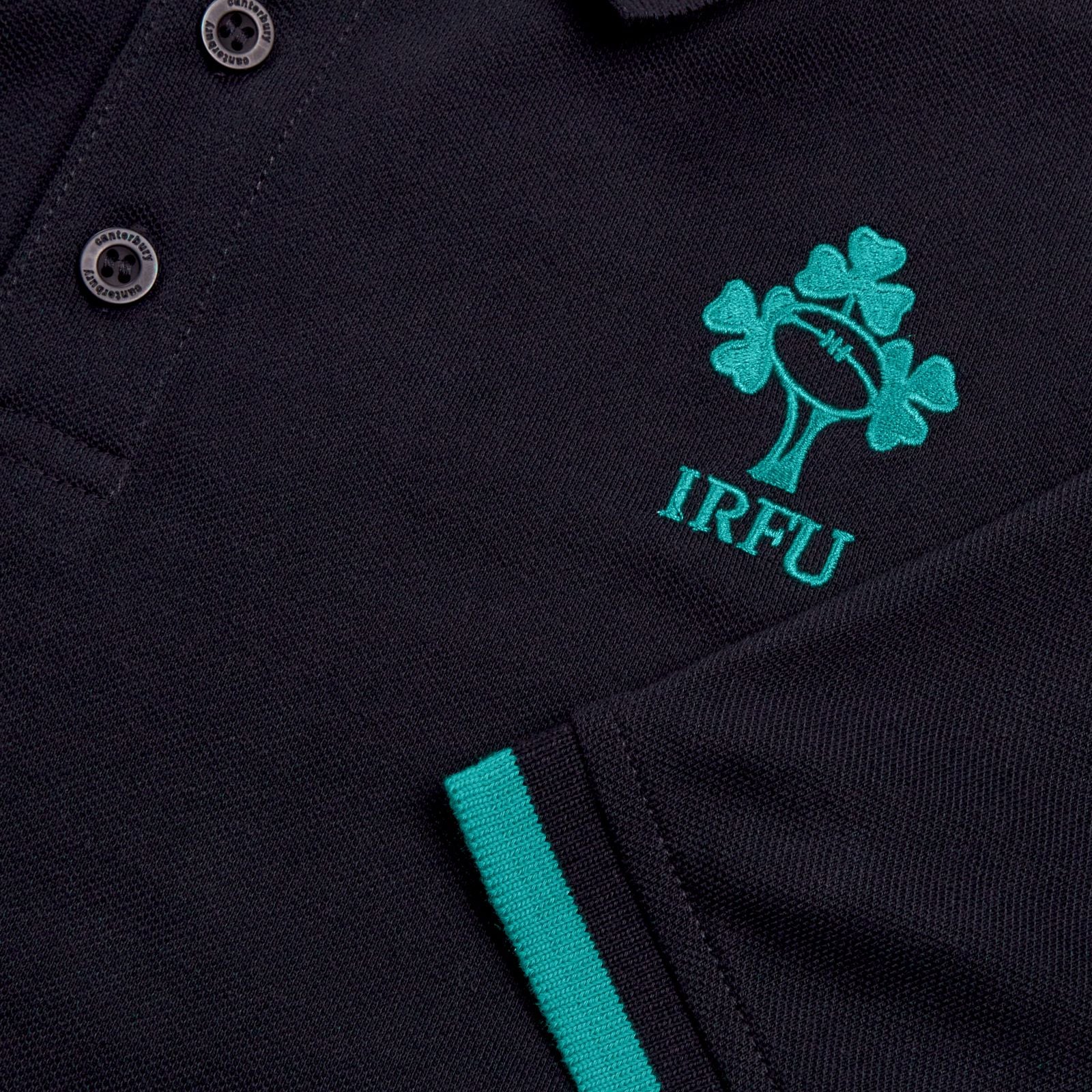 Canterbury IRFU Rugby Ireland 2025/26 Mens Team Polo Shirt - Image 5