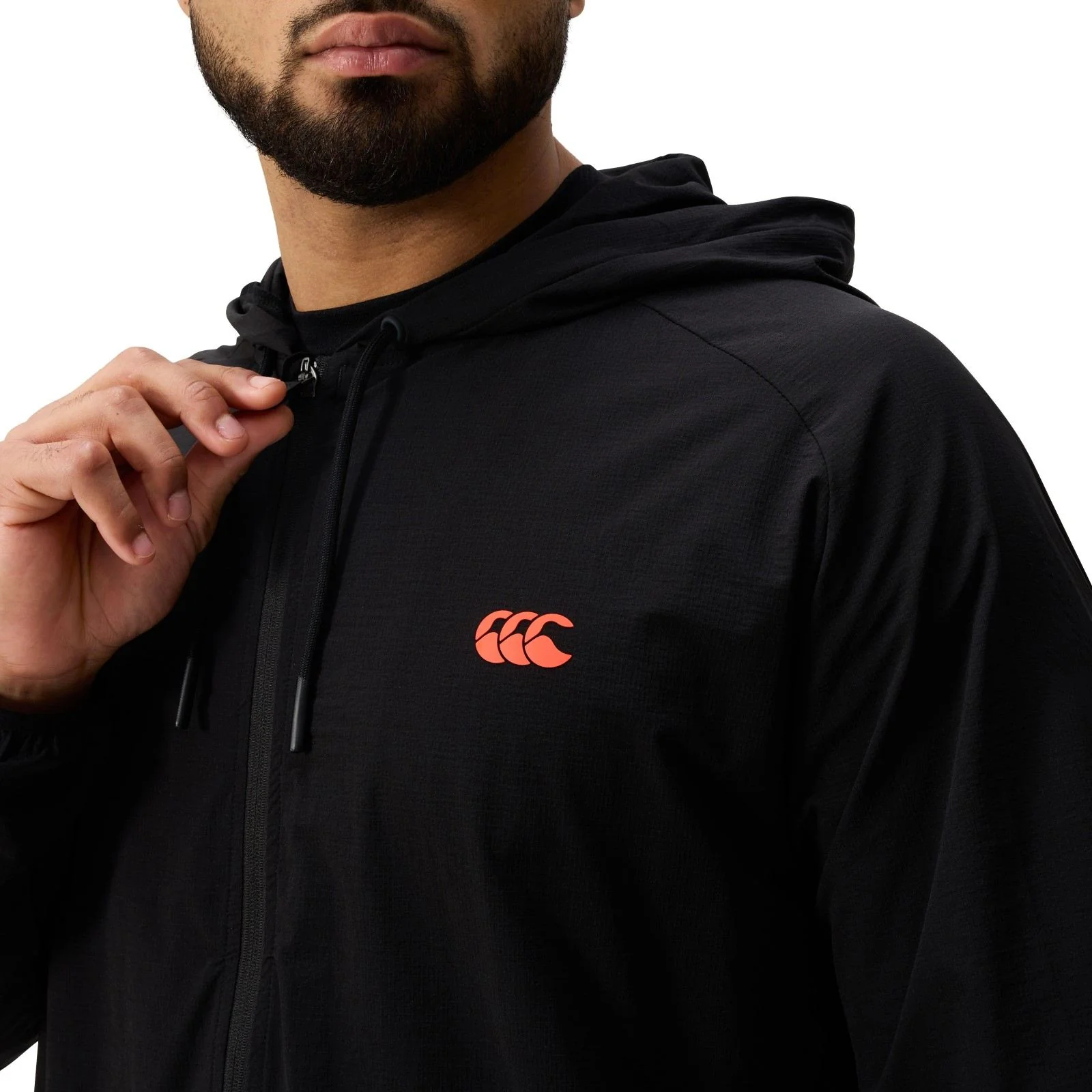 Canterbury Tempo+ Packaway Mens Full-Zip Hooded Jacket - Image 4