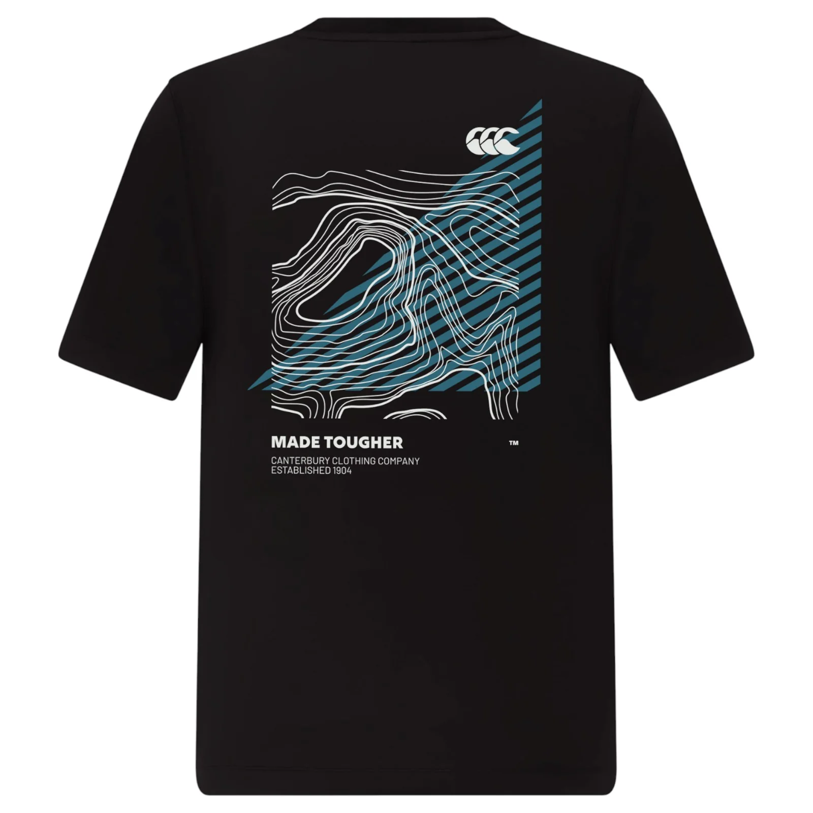 Canterbury Tempo+ Graphic Mens Relaxed-Fit Training T-Shirt - Image 10