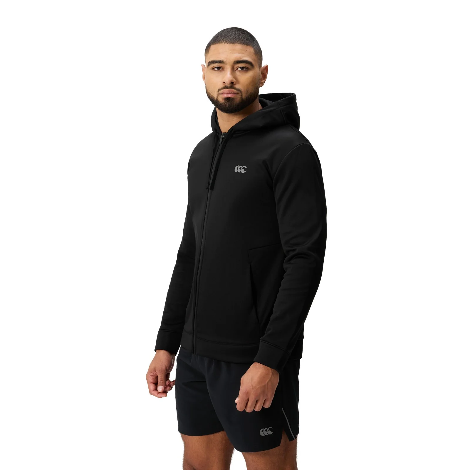 Canterbury Tempo Knit Mens Full-Zip Hoodie - Image 3