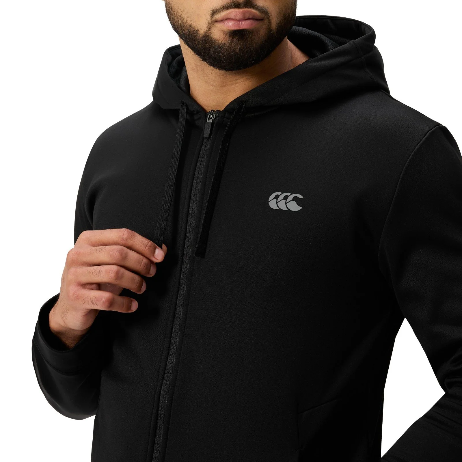 Canterbury Tempo Knit Mens Full-Zip Hoodie - Image 4