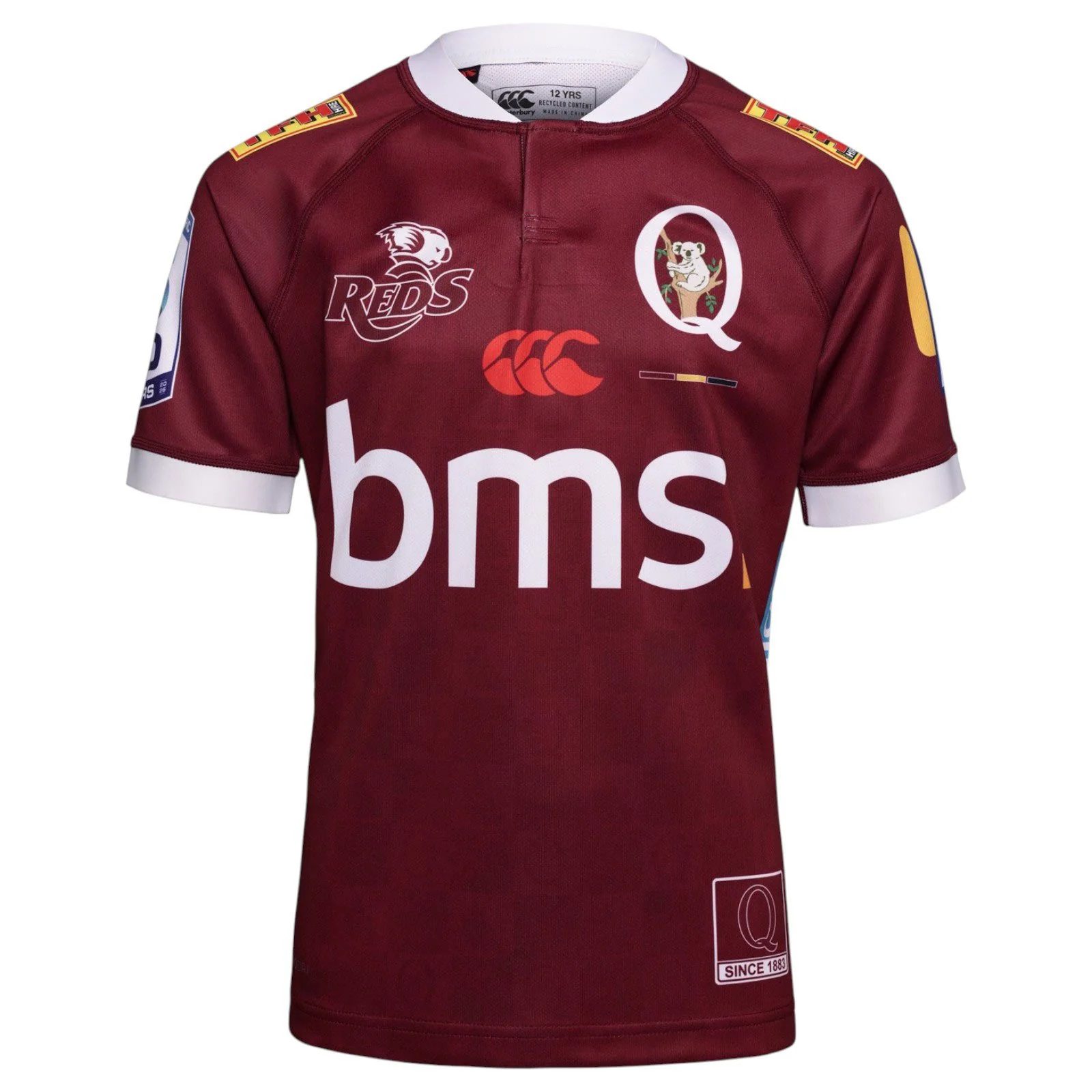 Canterbury Queensland Reds Rugby 2026 Kids Home Jersey