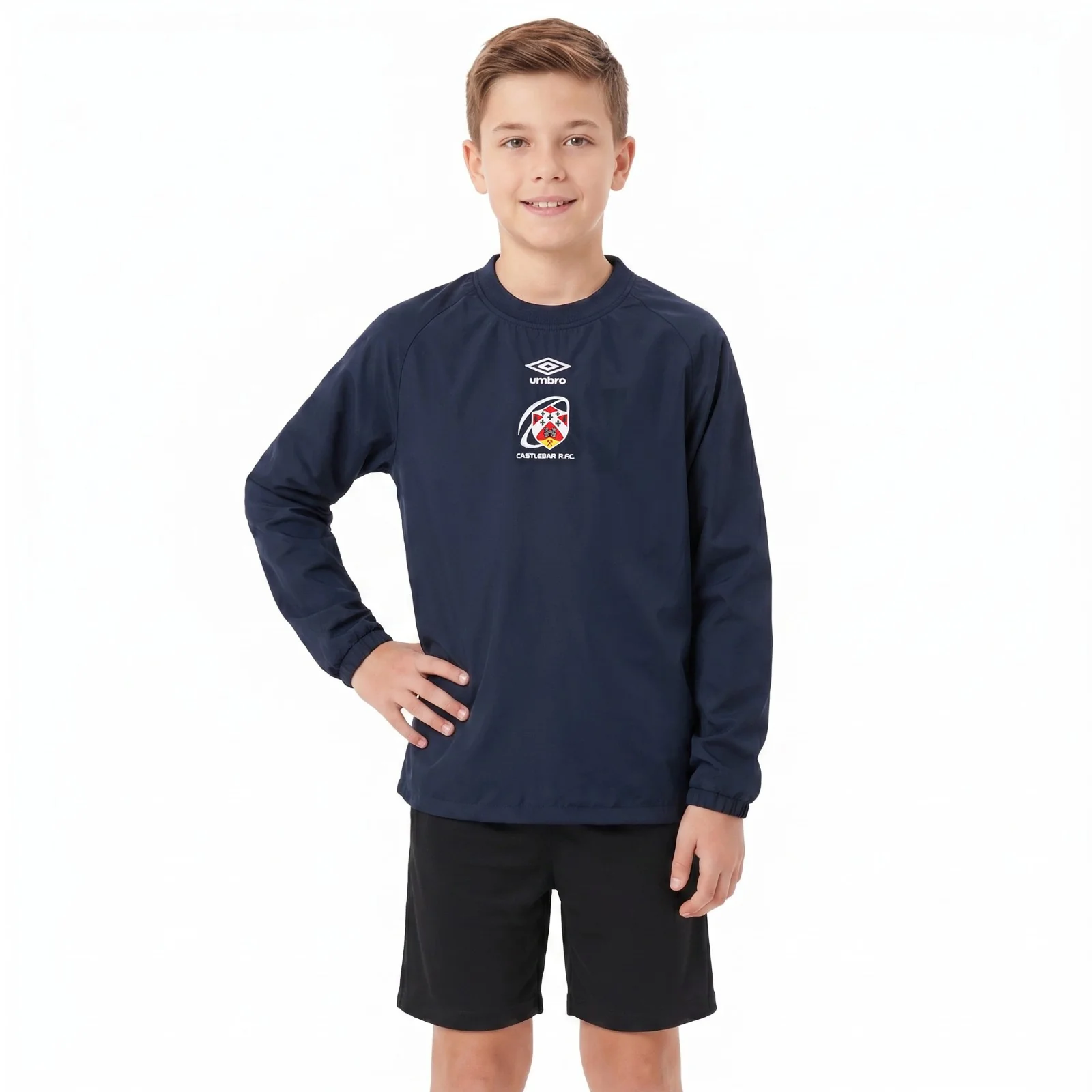 Umbro Castlebar Rugby Club 2024/25 Kids Contact Top