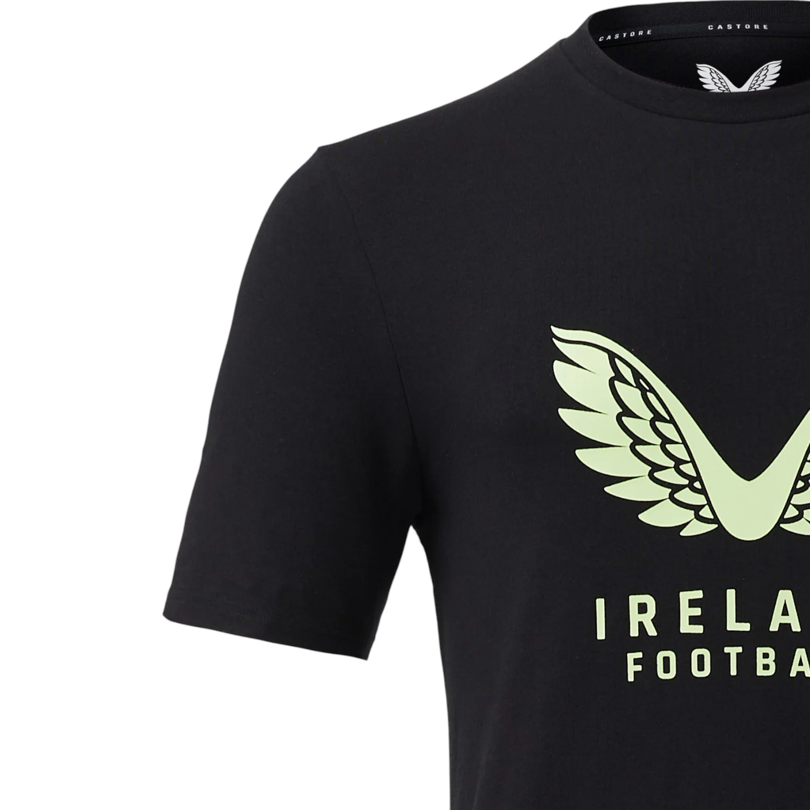 Castore FAI Ireland Football 2024/25 Womens Lock Up Logo T-Shirt - Image 3