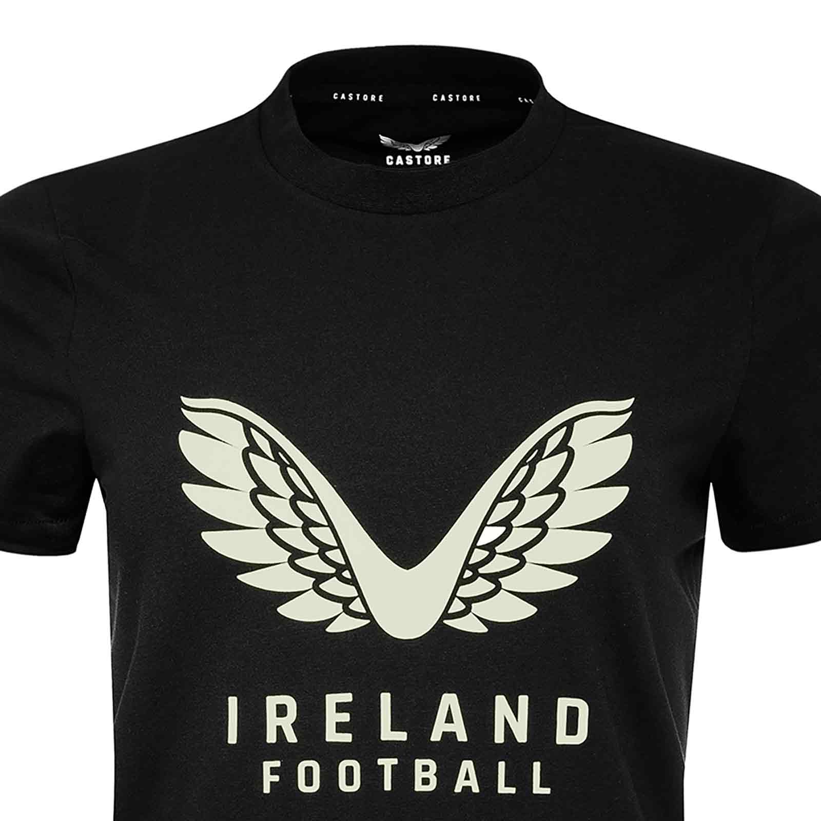 Castore FAI Ireland Football 2024/25 Womens Logo T-Shirt - Image 3
