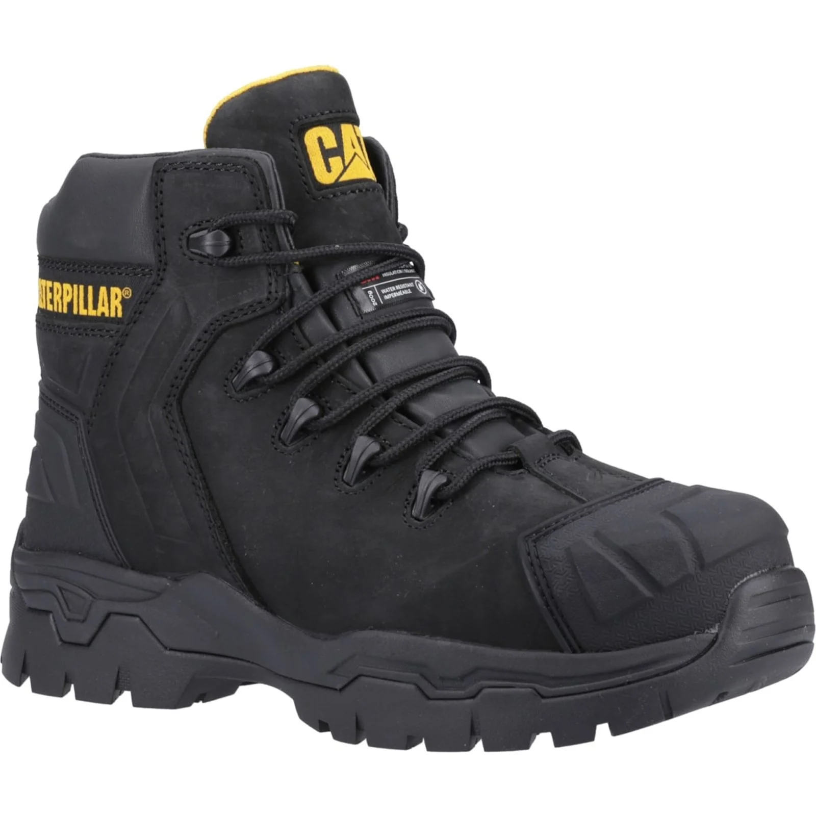Caterpillar Mens Everett S3 WP Safety Boot Black - Image 5