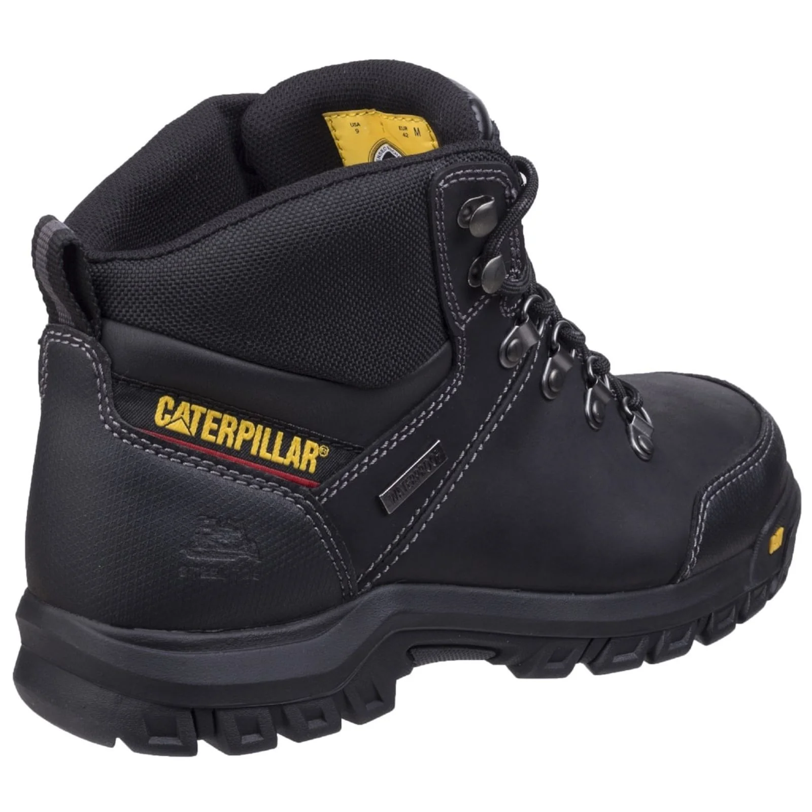 Caterpillar Mens Framework Safety Boot ST S3 WR HRO SRA Black - Image 3