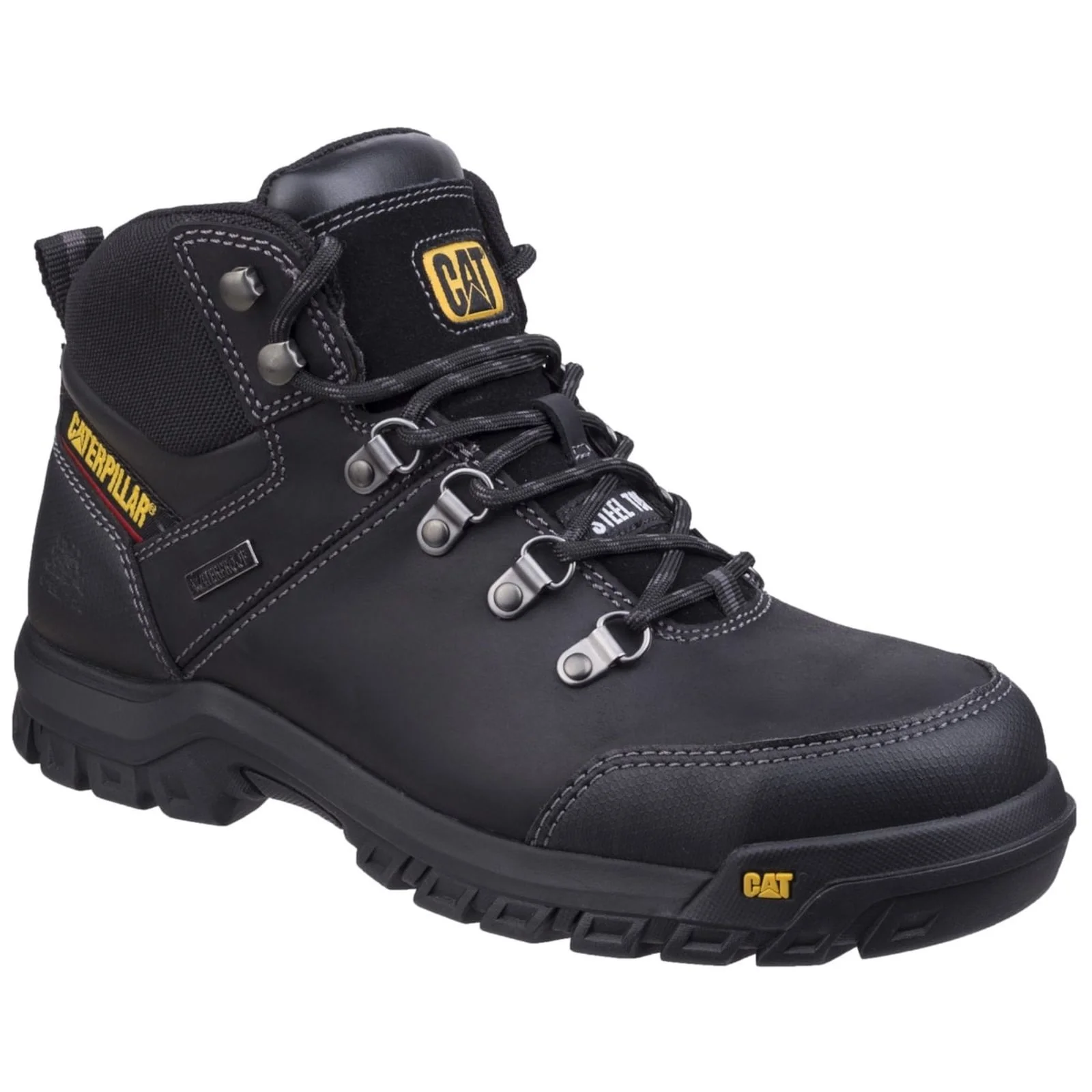 Caterpillar Mens Framework Safety Boot ST S3 WR HRO SRA Black - Image 4