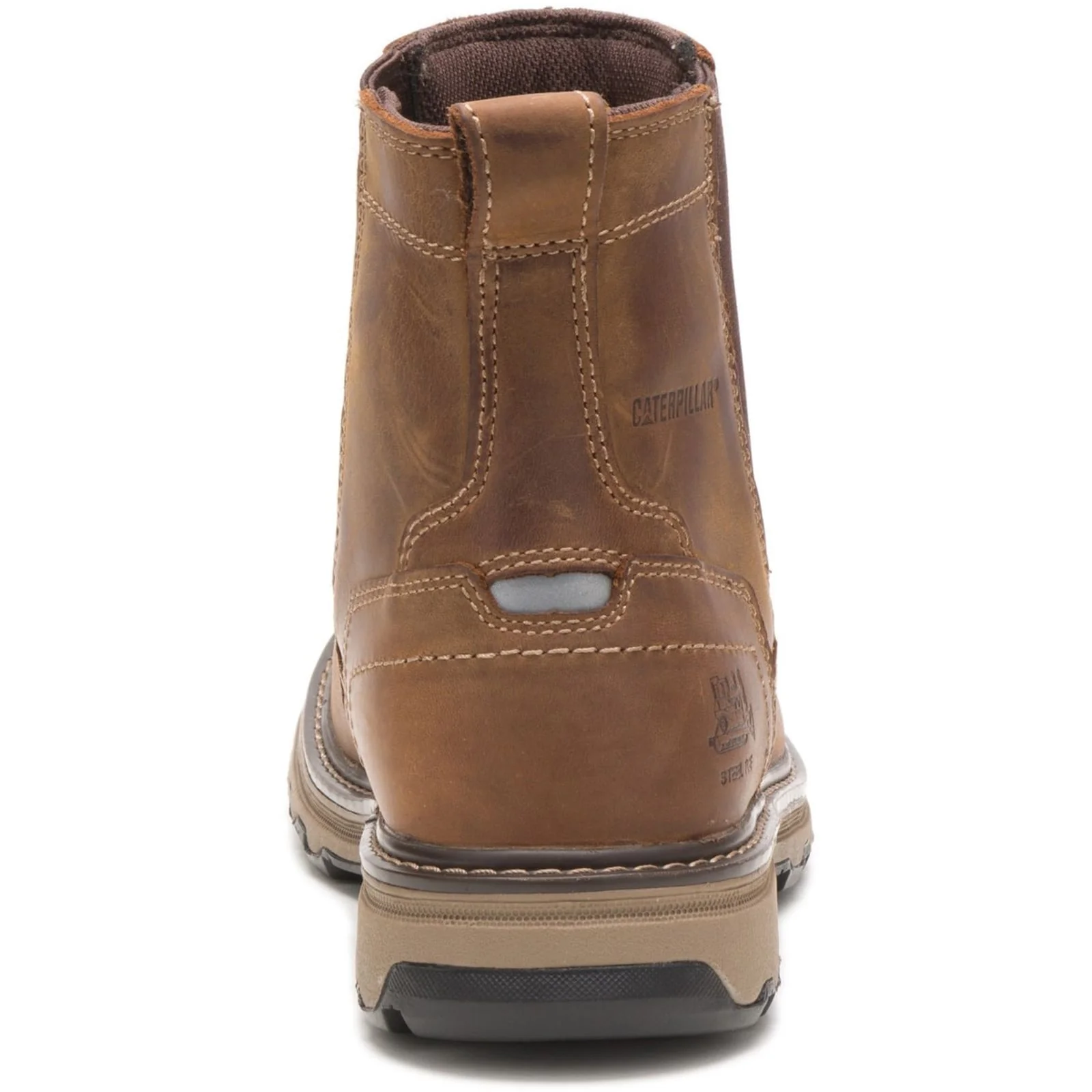 Caterpillar Mens Pelton Safety Boot Dark Beige - Image 5