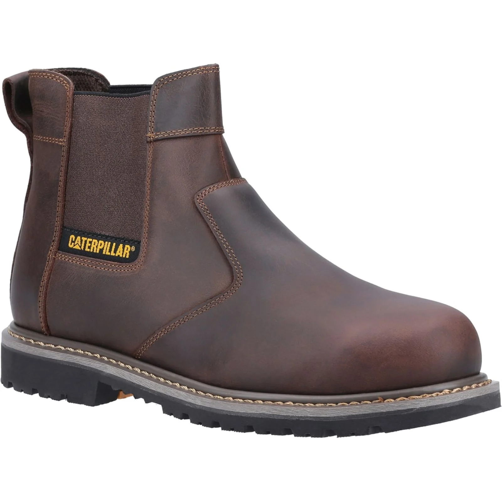 Caterpillar Mens Powerplant Dealer Safety Boot Brown - Image 4