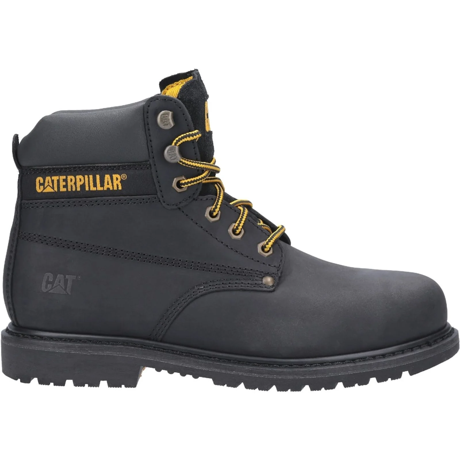 Caterpillar Mens Powerplant GYW Safety Boot Black