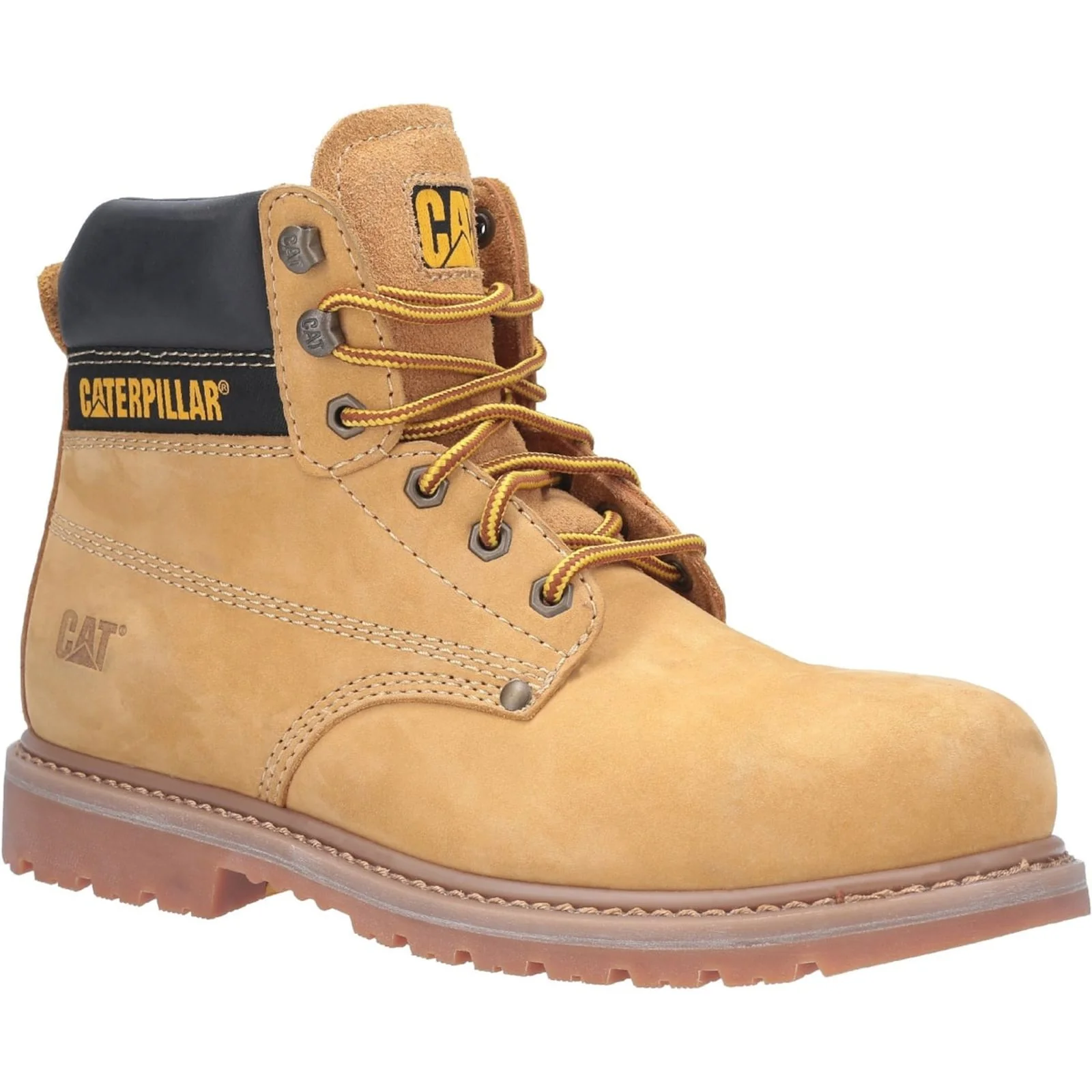 Caterpillar Mens Powerplant GYW Safety Boot Honey - Image 4