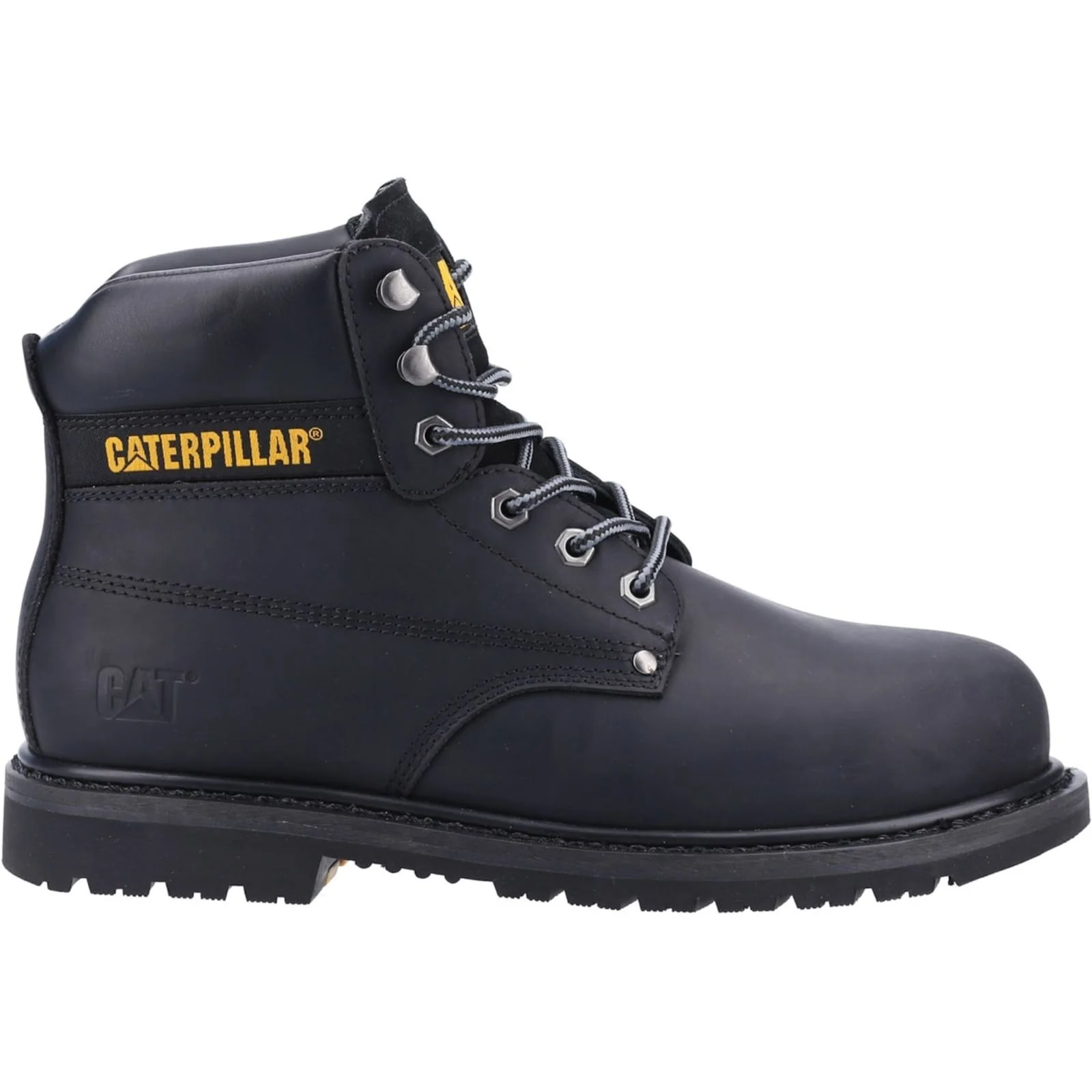 Caterpillar Mens Powerplant S3 GYW Safety Boot Black