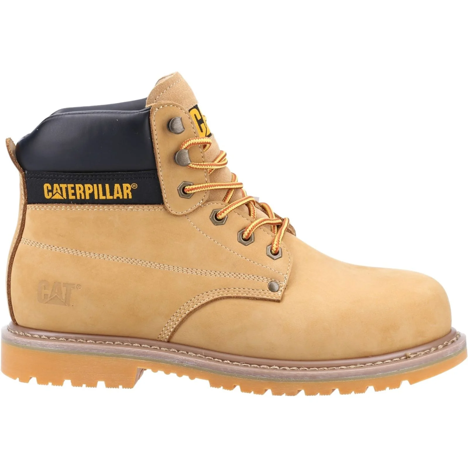 Caterpillar Mens Powerplant S3 GYW Safety Boot Honey