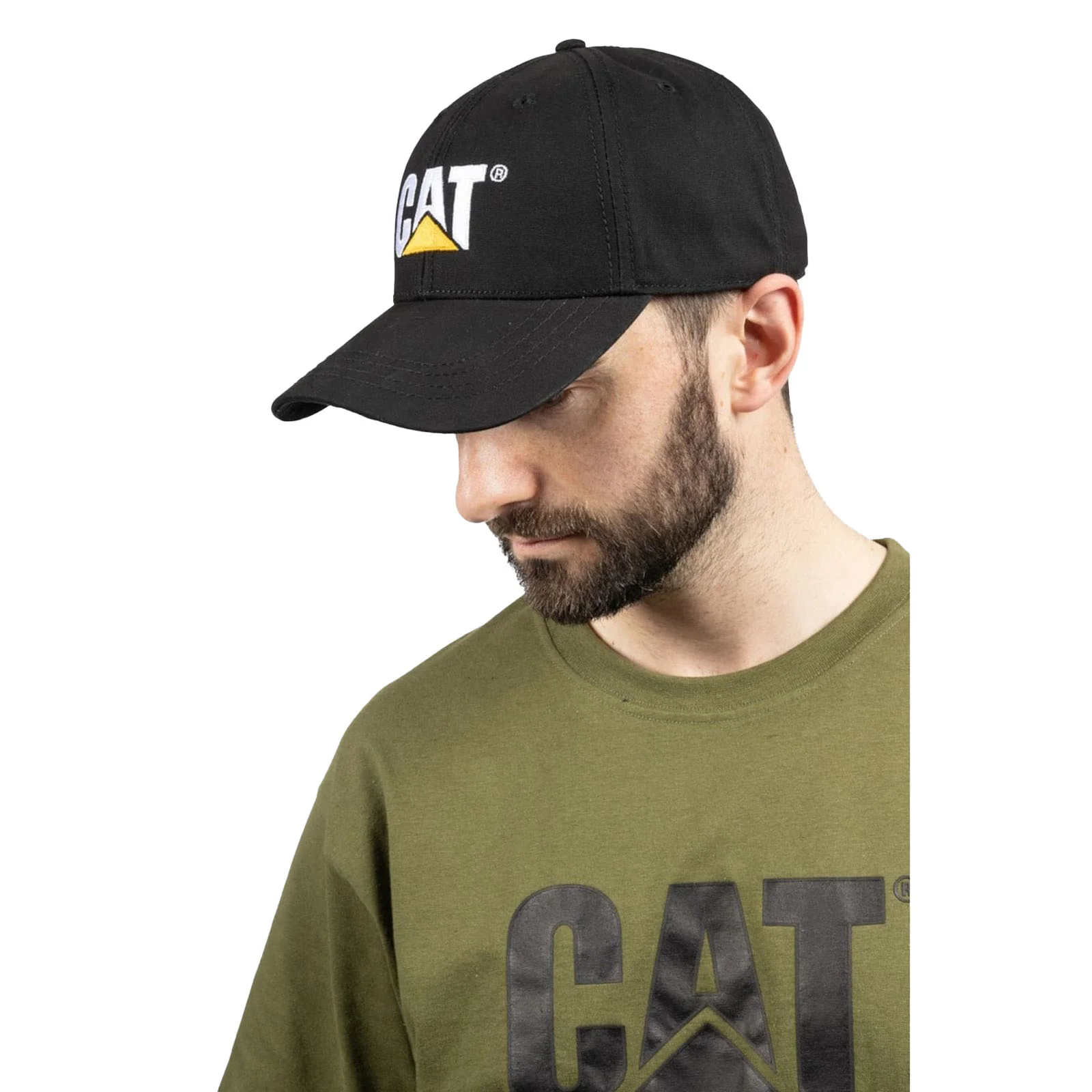Caterpillar Unisex Trademark Cap Black - Image 2