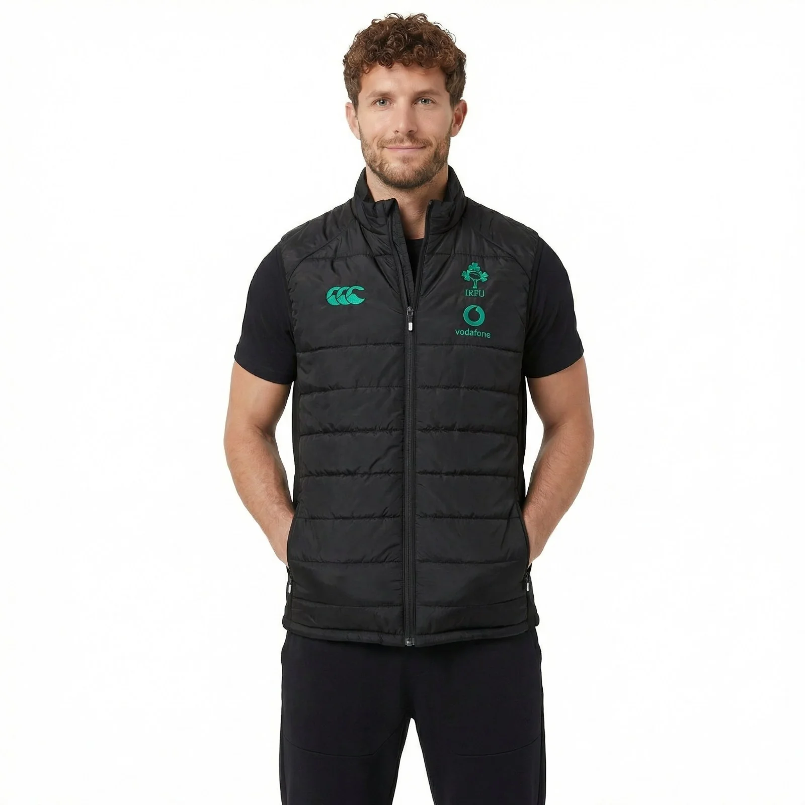 Canterbury IRFU Ireland Rugby 2025/26 Mens Elite Gilet