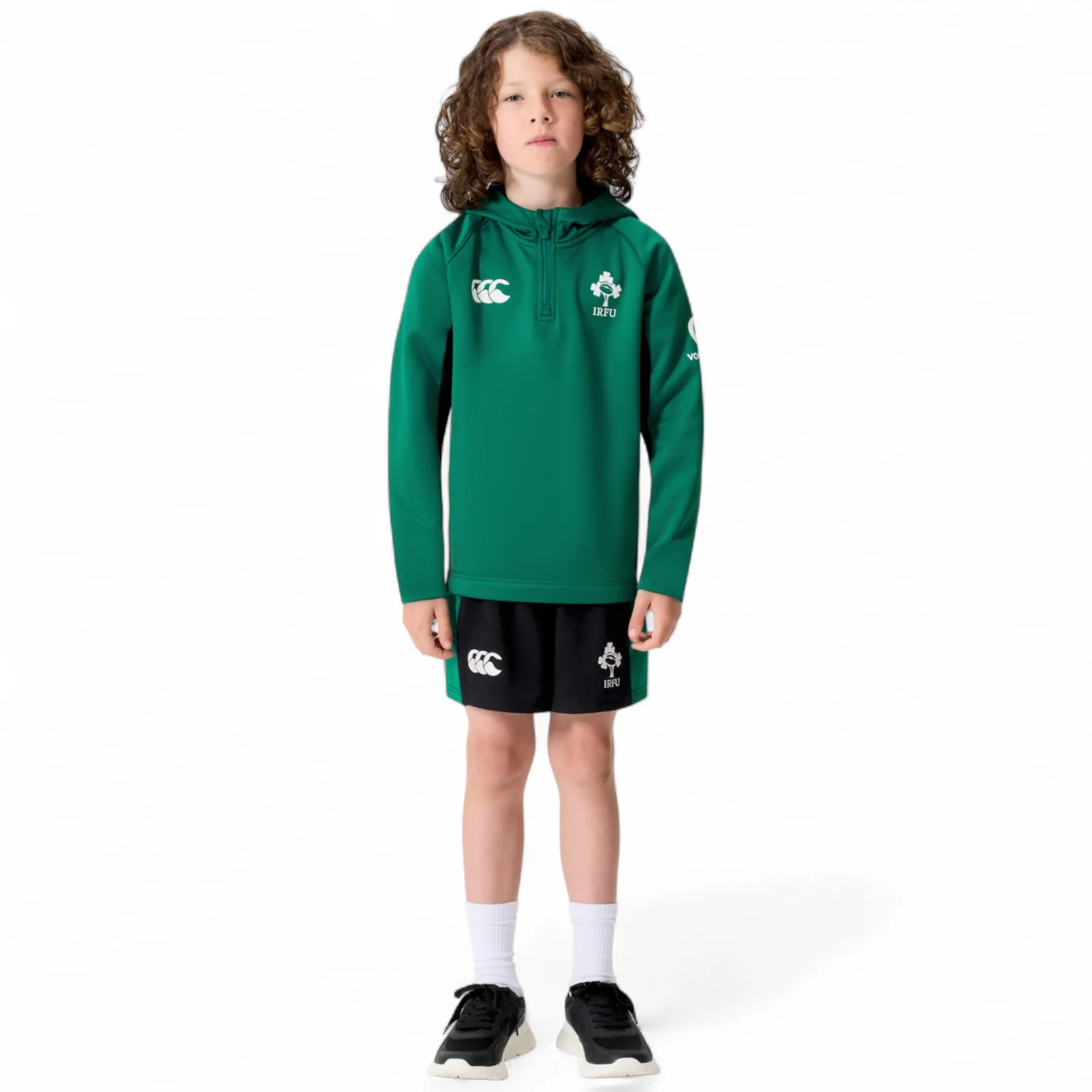 Canterbury IRFU Ireland Rugby Kids Half-Zip Training Hoodie - Image 11