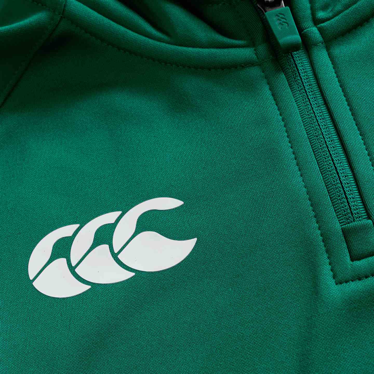 Canterbury IRFU Ireland Rugby Kids Half-Zip Training Hoodie - Image 7