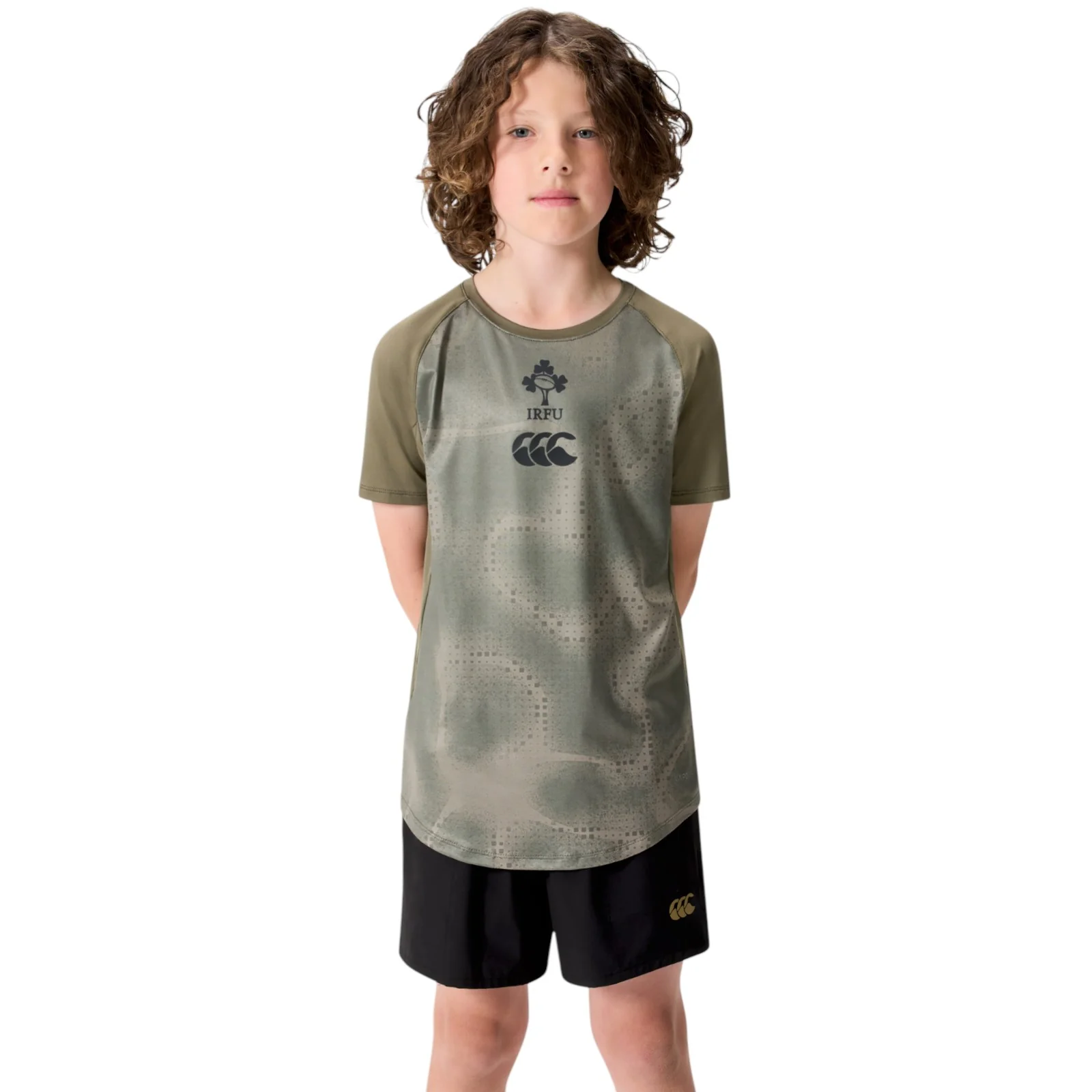 Canterbury IRFU Ireland Rugby Superlight Kids Training T-Shirt
