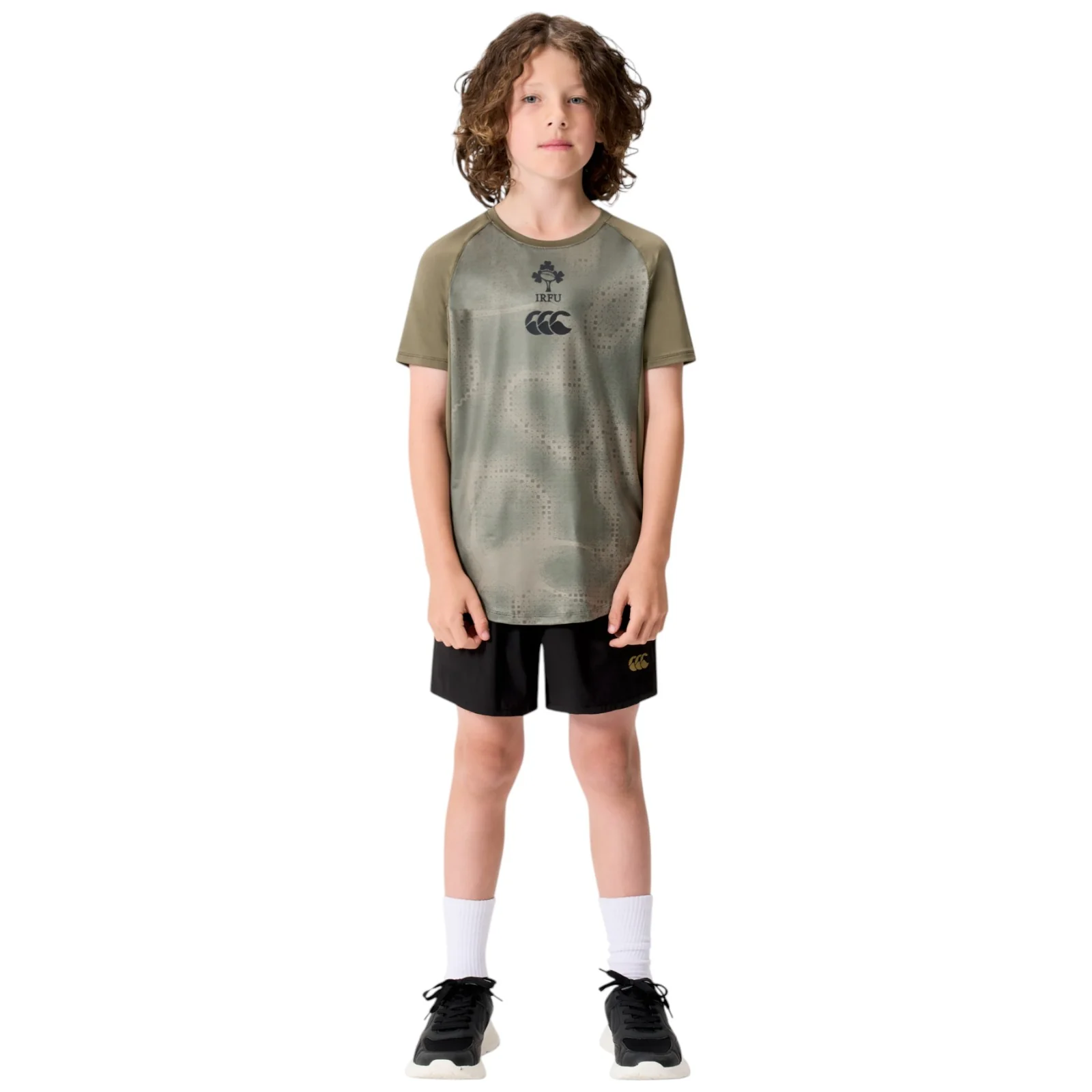 Canterbury IRFU Ireland Rugby Superlight Kids Training T-Shirt - Image 11