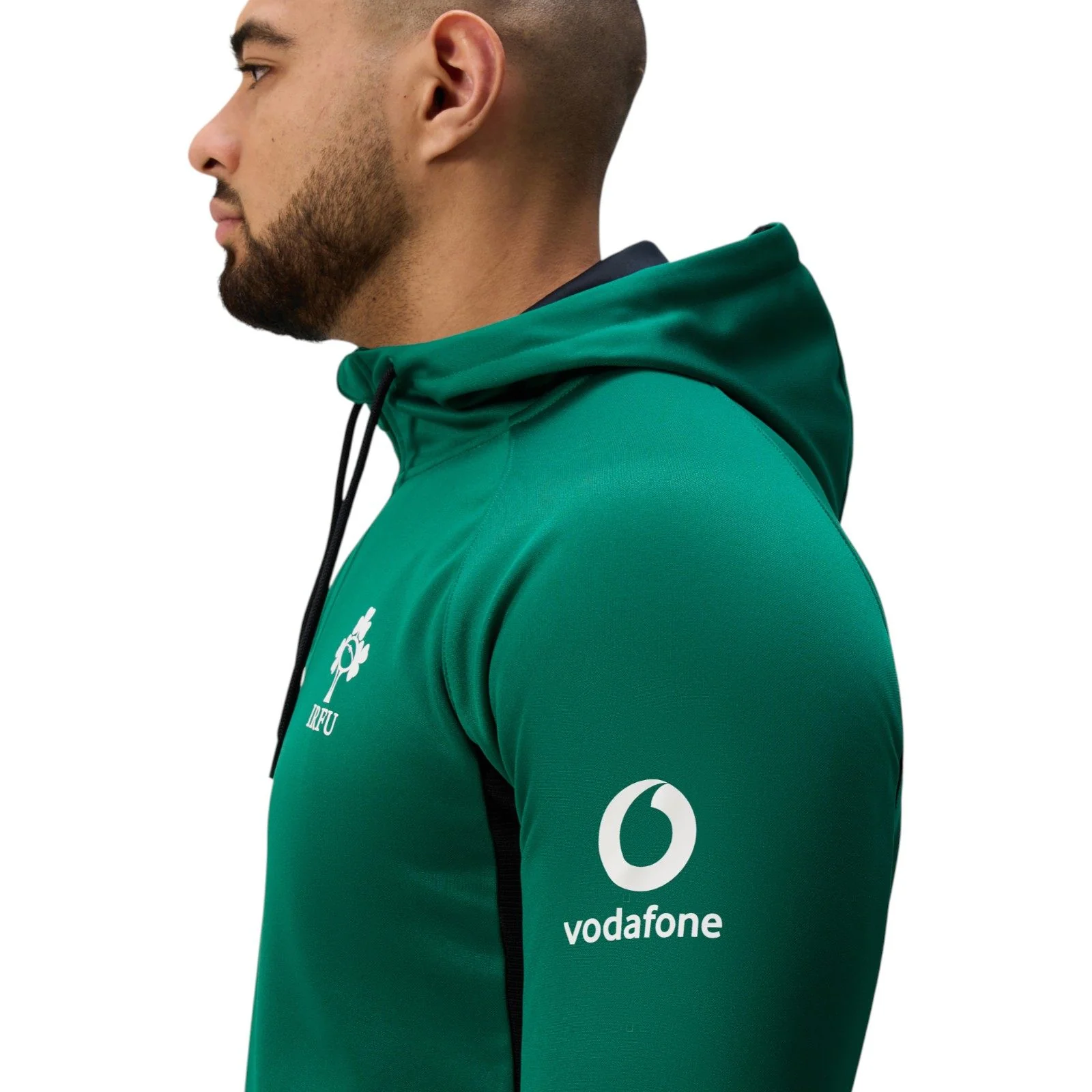 Canterbury IRFU Ireland Rugby Mens Half-Zip Training Hoodie - Image 6