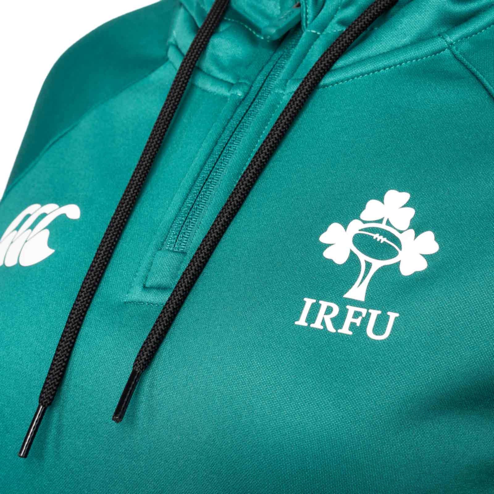 Canterbury IRFU Ireland Rugby Womens ½ Zip Training Hoodie - Image 4