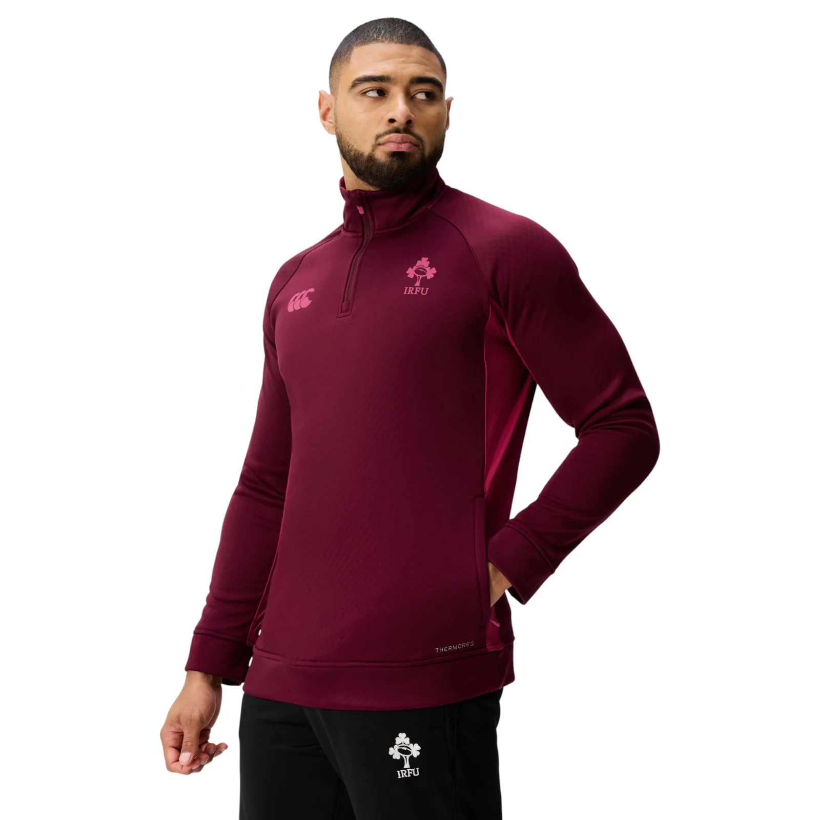 Canterbury IRFU Ireland Rugby Team Half-Zip Training Top - Image 3