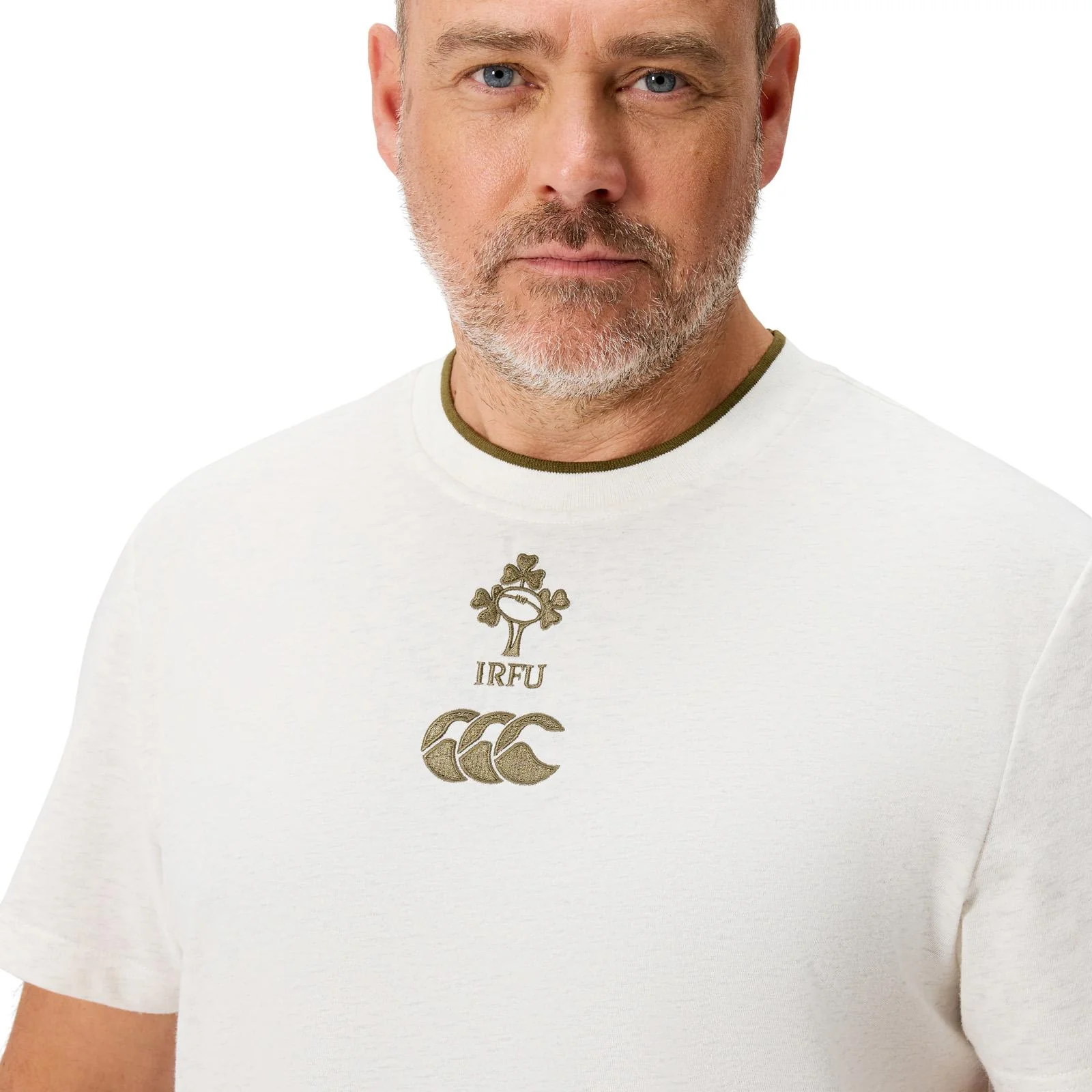 Canterbury IRFU Ireland Rugby Mens Short Sleeved T-Shirt - Image 4