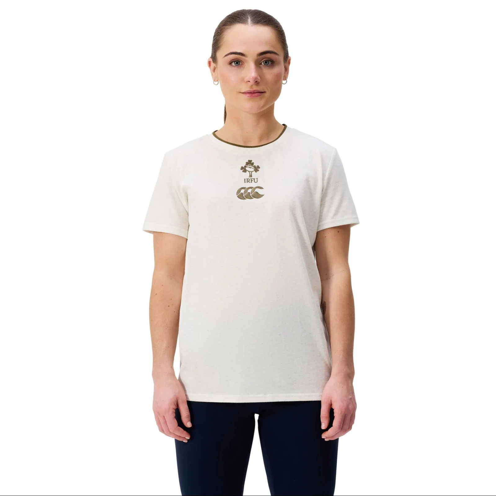 Canterbury IRFU Ireland Rugby Womens 2025/26 Short Sleeved T-Shirt