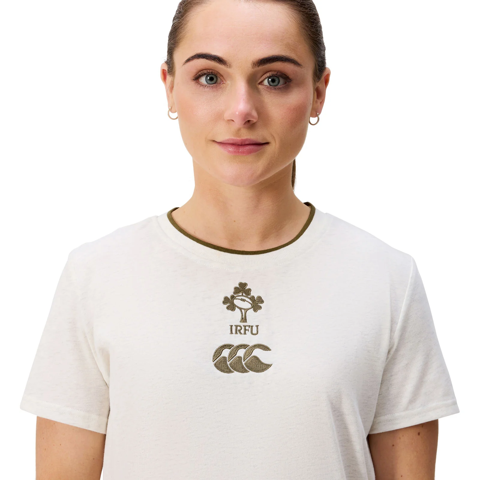 Canterbury IRFU Ireland Rugby Womens 2025/26 Short Sleeved T-Shirt - Image 3