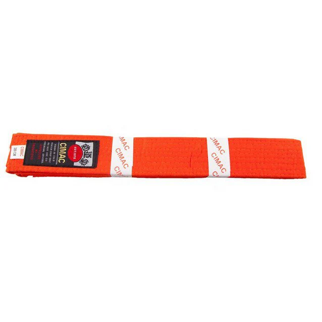 Cimac Karate Belt -240cm,  Orange