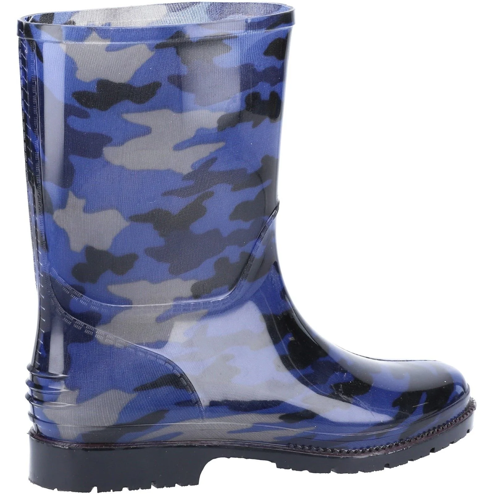 Cotswold Infant Girls Pvc Wellington Navy Camo - Image 3