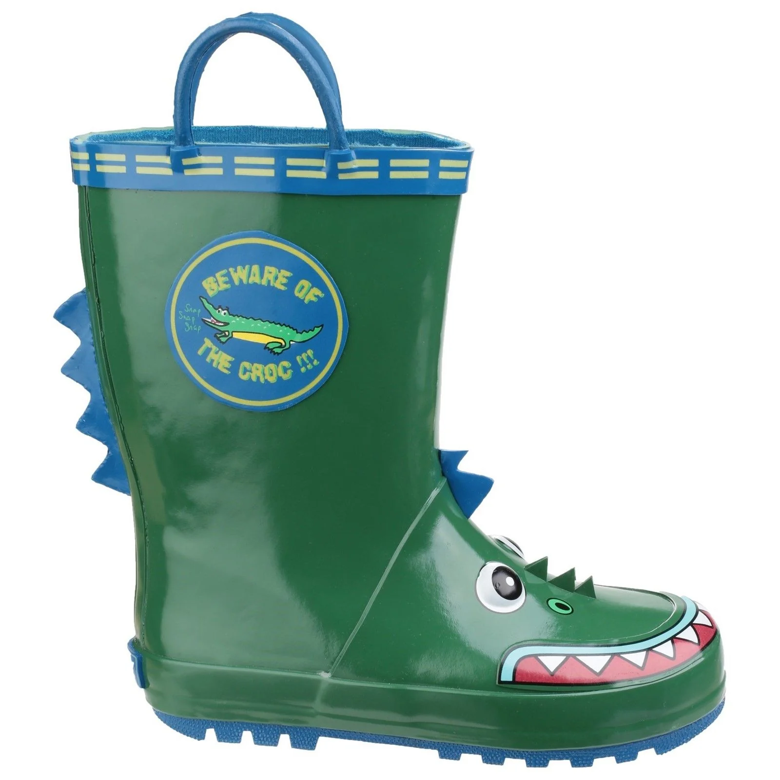 Cotswold Infant Kids Puddle Waterproof Pull On Boot Crocodile