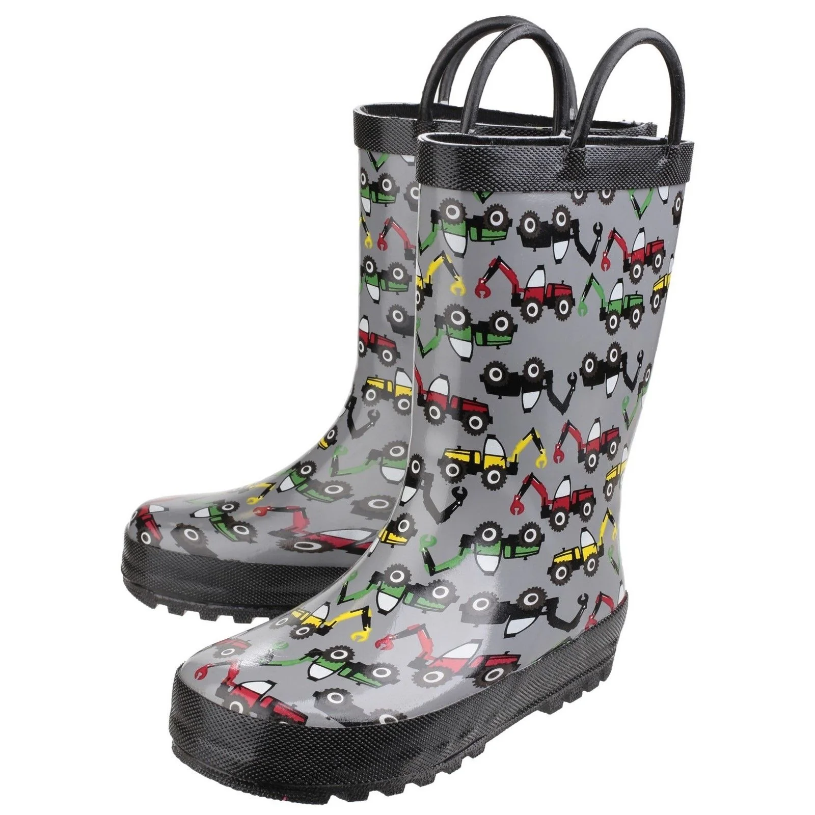 Cotswold Infant Kids Puddle Waterproof Pull On Boot Digger - Image 4