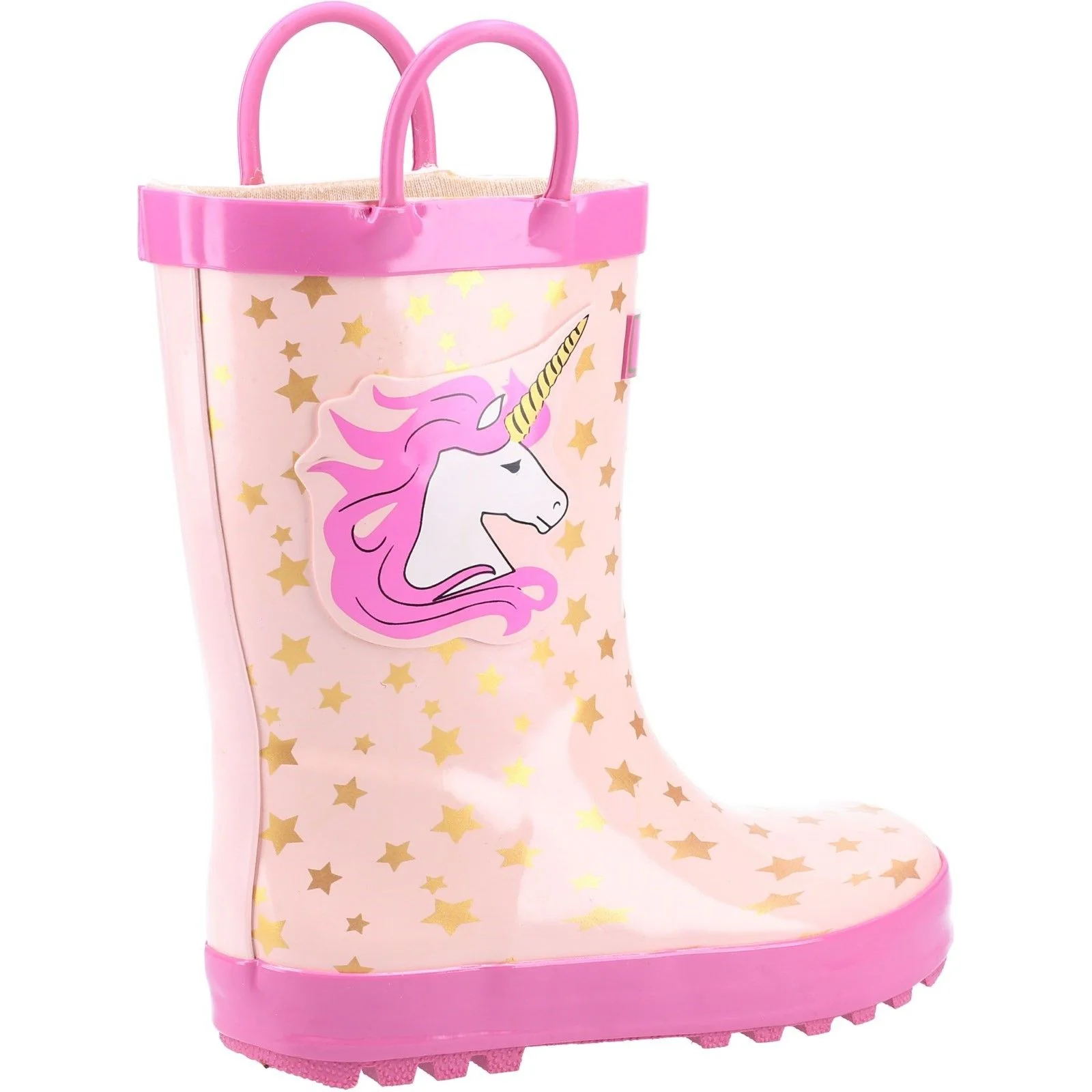 Cotswold Infant Kids Puddle Waterproof Pull On Boot Unicorn - Image 3