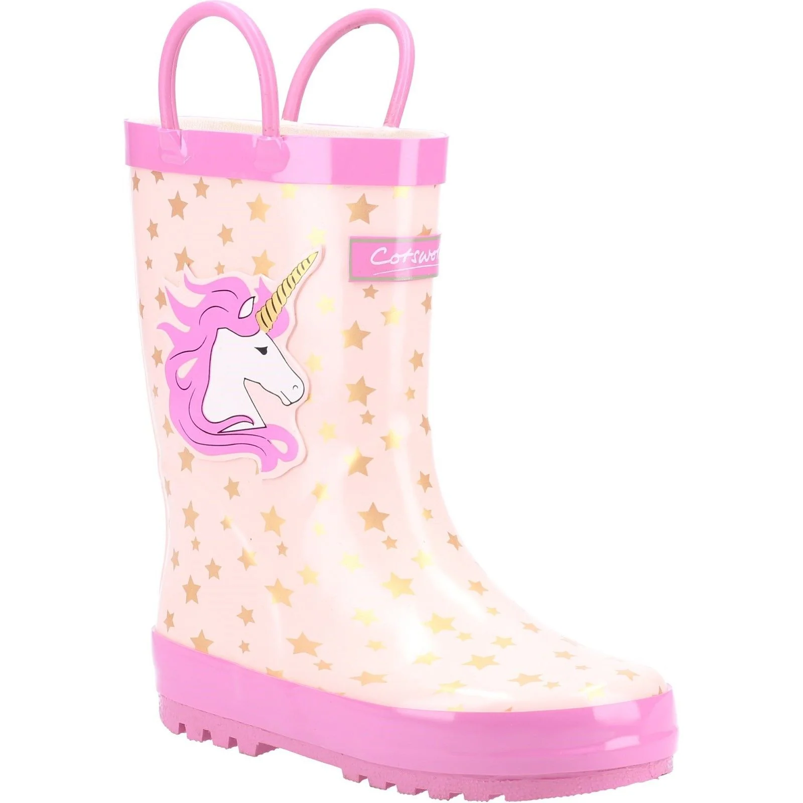 Cotswold Infant Kids Puddle Waterproof Pull On Boot Unicorn - Image 4