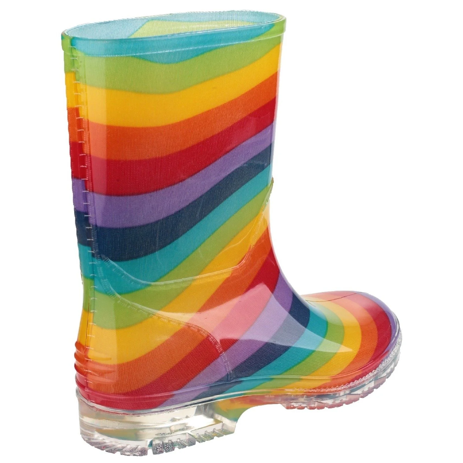 Cotswold Junior Girls Pvc Wellington Rainbow - Image 3
